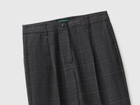 Calças tartan em viscose mista - ucb_image_FY