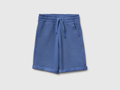 Bermuda shorts in pure cotton fleece - ucb_image_FS