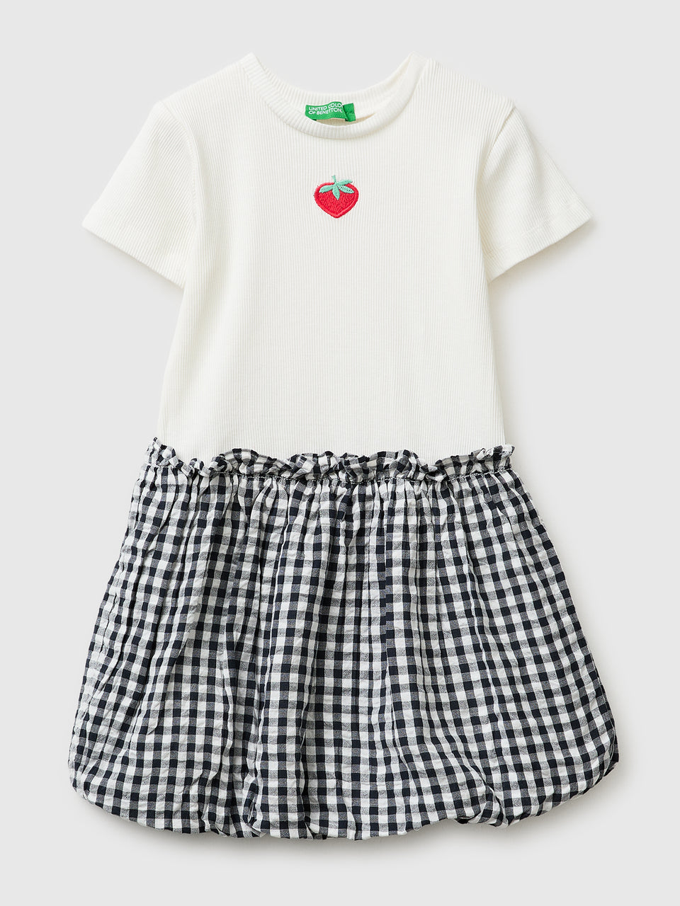 Dress with gingham skirt - ucb_image_FS