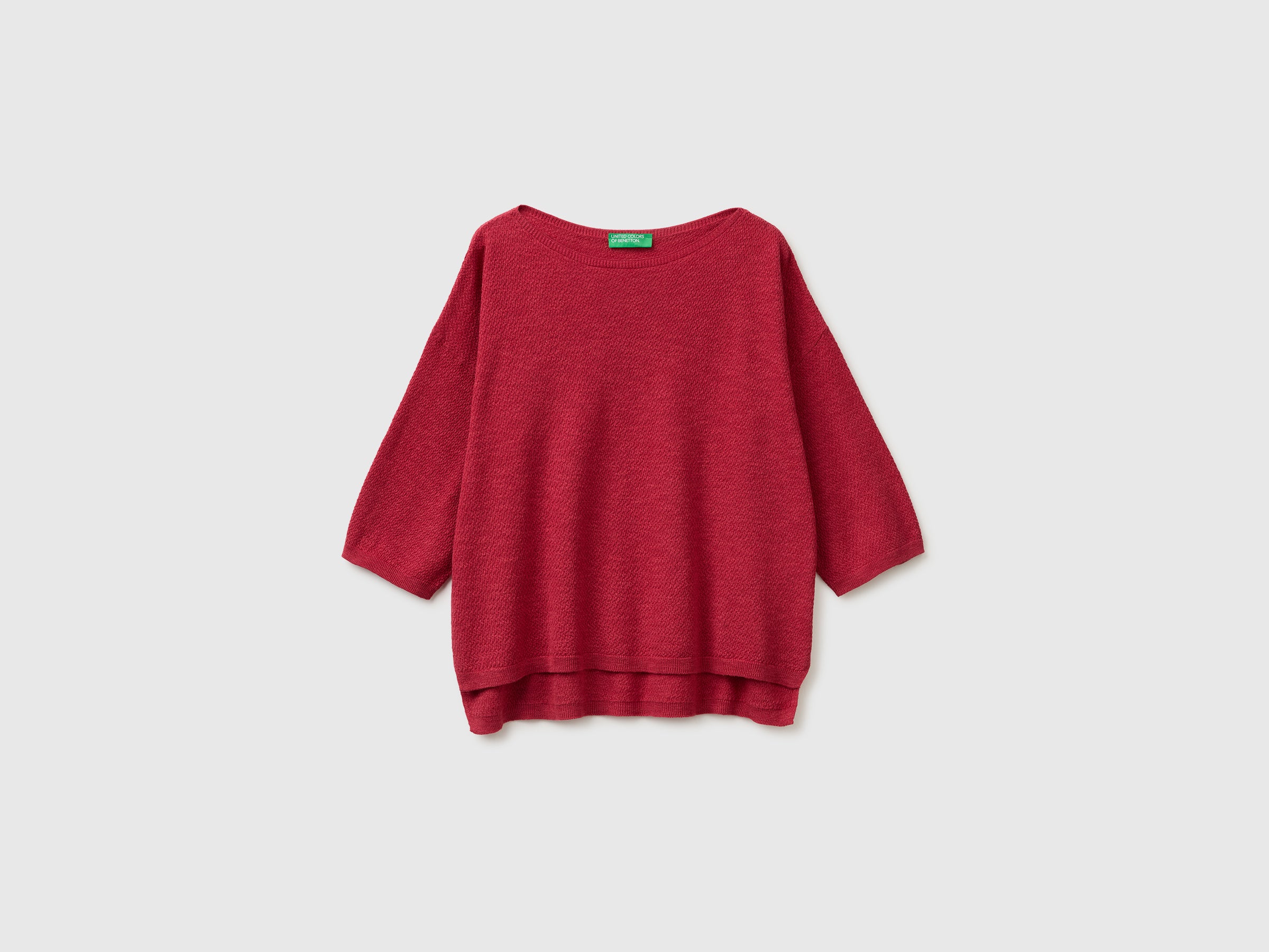 Boxy fit linen blend sweater - ucb_image_FS