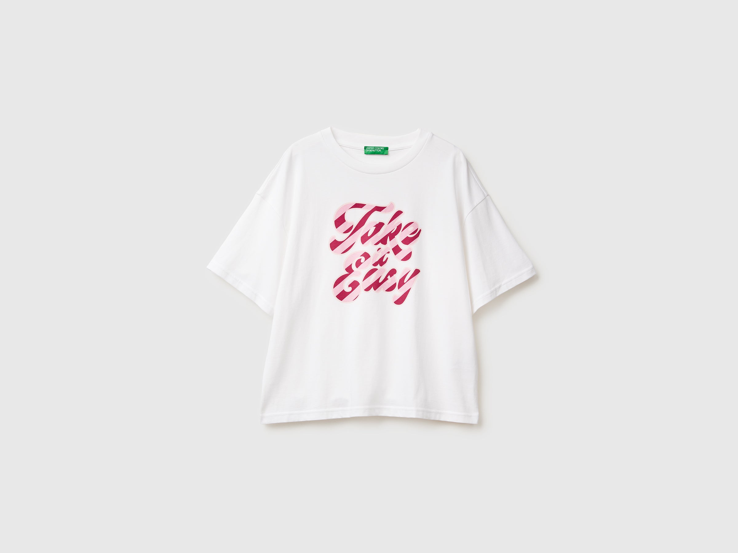 T-shirt com estampa slogan - ucb_image_FS