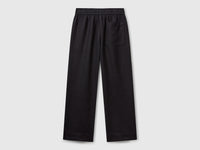 Trousers in pure linen with elastic - ucb_image_BS