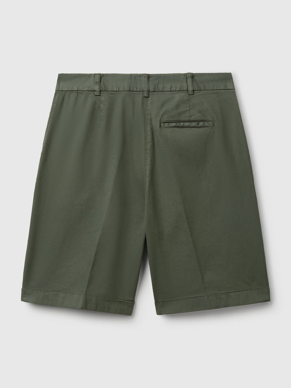 Bermudas with cuff in stretch cotton - ucb_image_BS