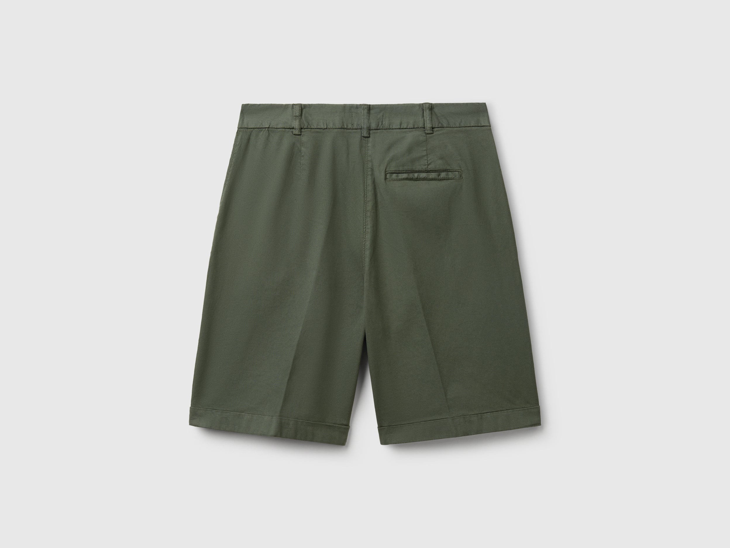 Bermudas with cuff in stretch cotton - ucb_image_BS