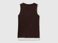 Slim fit ribbed tank top - ucb_image_BS