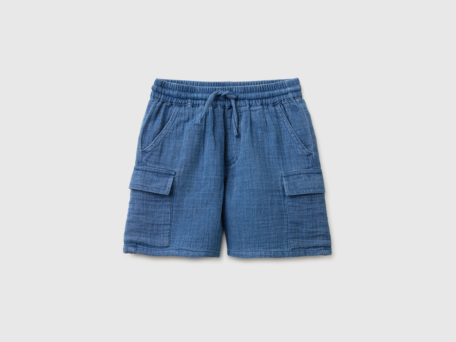 Light gauze cargo Bermuda shorts - ucb_image_FS
