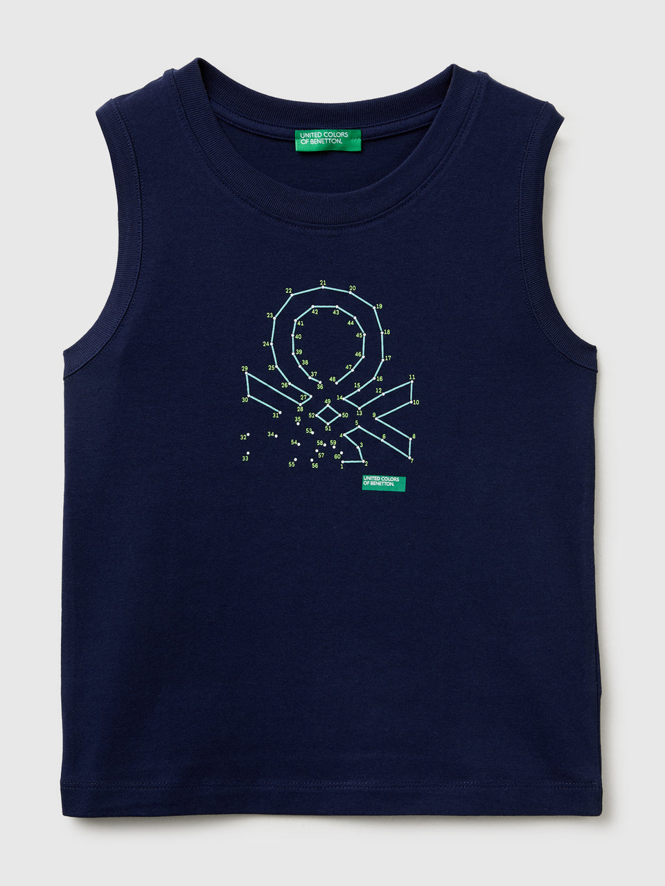 Organic cotton tank top with logo print - ucb_image_FS