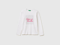 T-shirt com logótipo glitter em algodão orgânico - ucb_image_FS