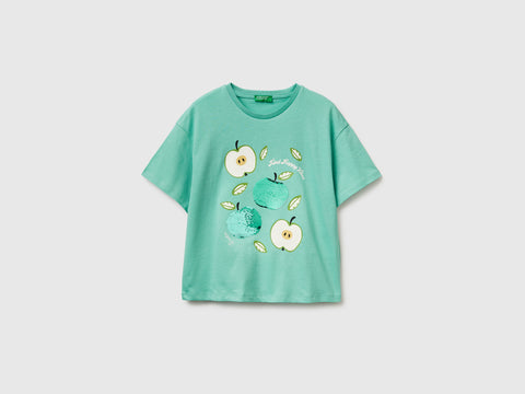 T-shirt with print and sequins - ucb_image_FS