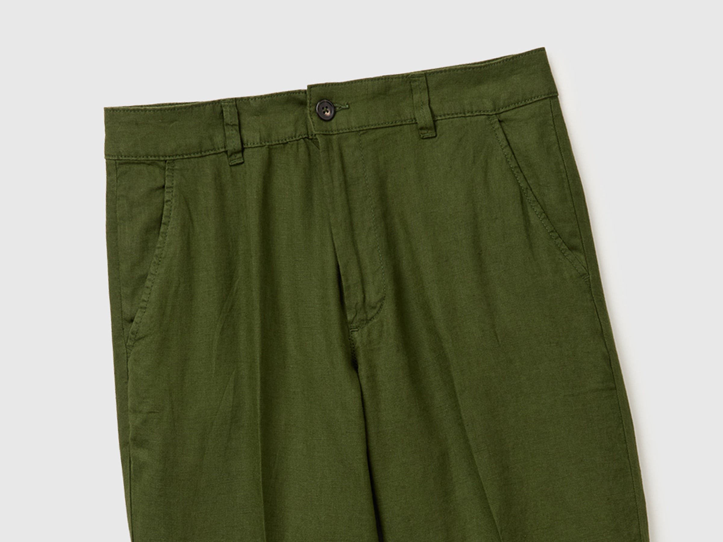 Chinos straight em puro linho - ucb_image_FY