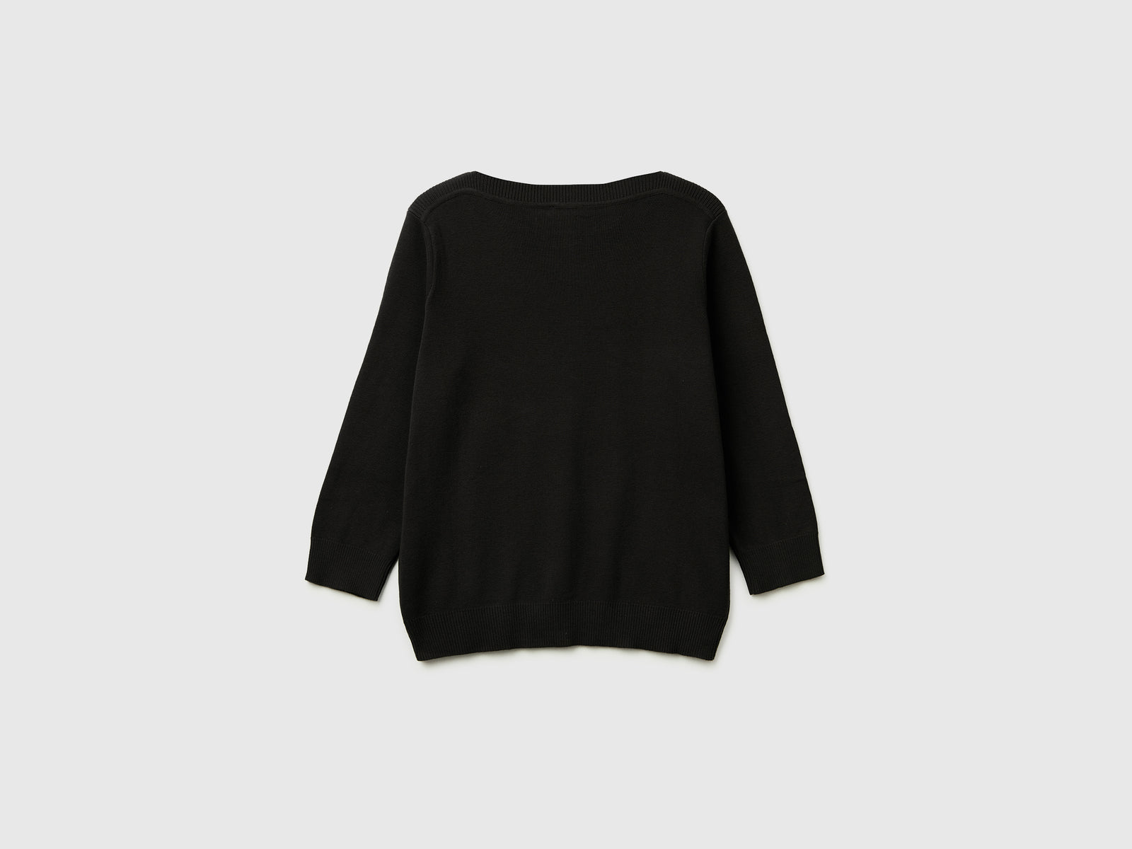 Black sweater with boat neck - ucb_image_BS