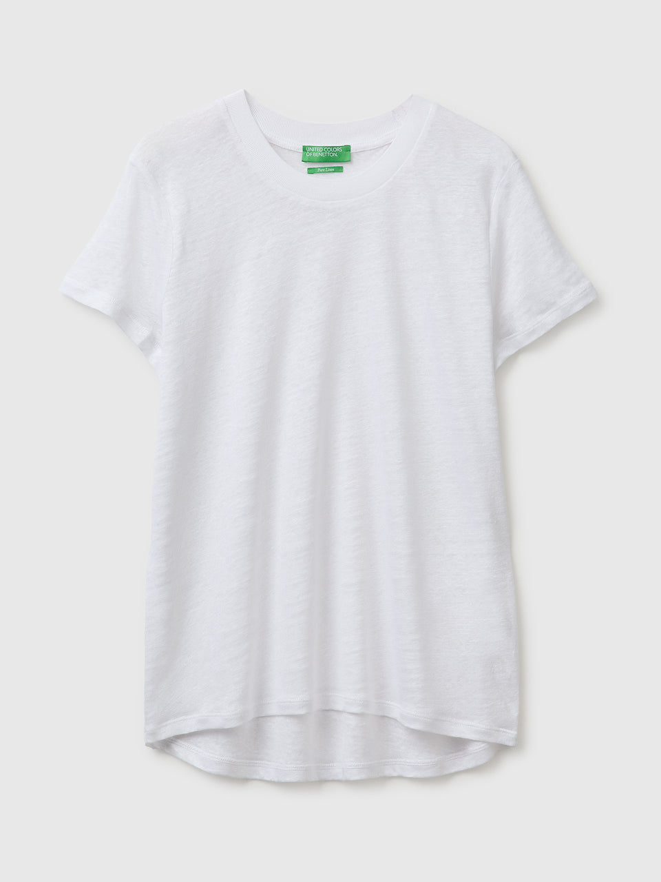 Crew neck T-shirt in pure linen - ucb_image_FS