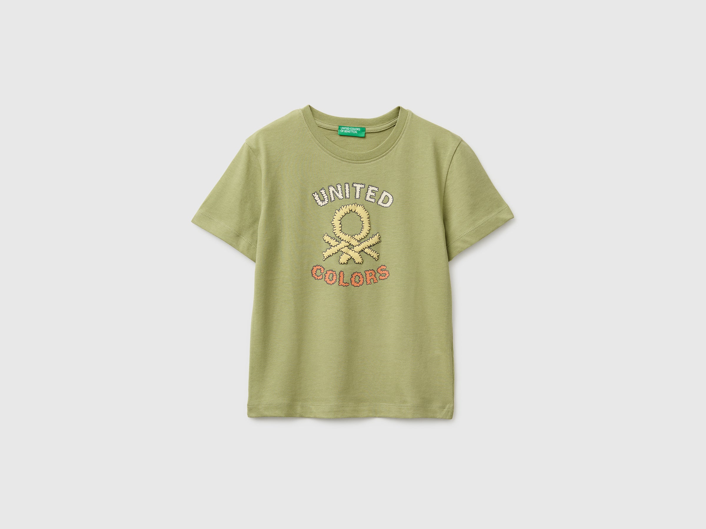 T-shirt em algodão orgânico com estampa logótipo - ucb_image_FS