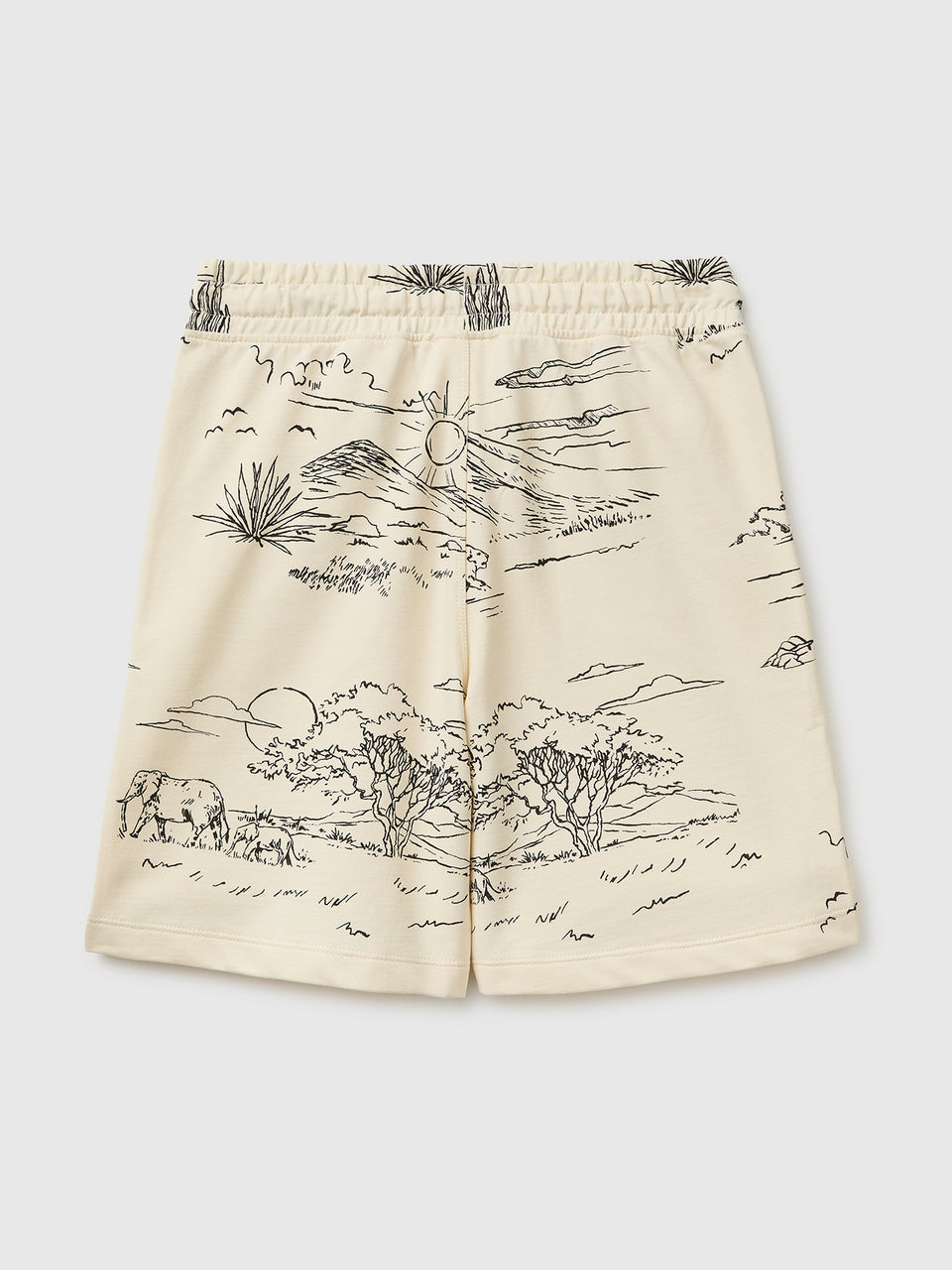 Printed sweatshirt Bermuda shorts - ucb_image_BS