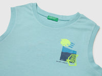 Tank top with print and embroidery - ucb_image_DS1
