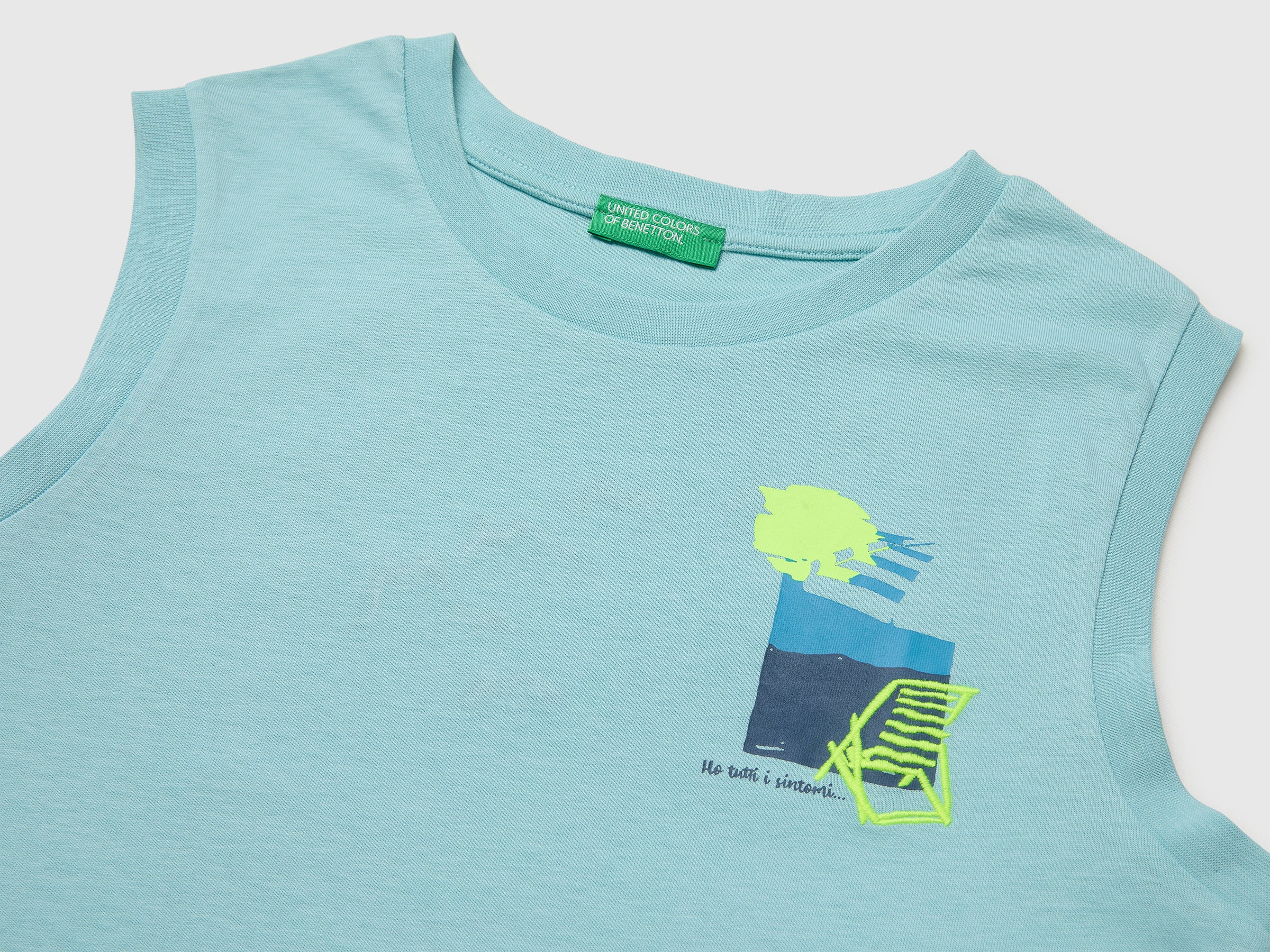 Tank top with print and embroidery - ucb_image_DS1