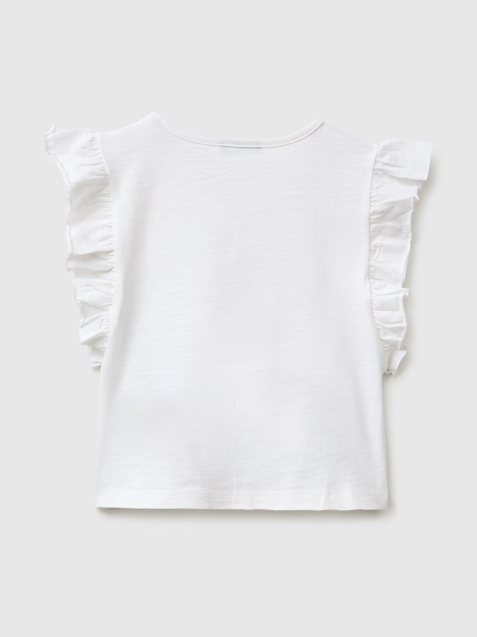 Cropped T-shirt with print and embroidery - ucb_image_BS