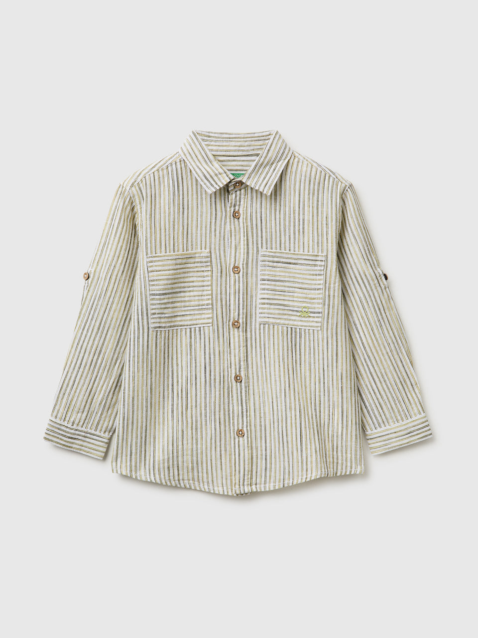 Striped linen blend shirt - ucb_image_FS