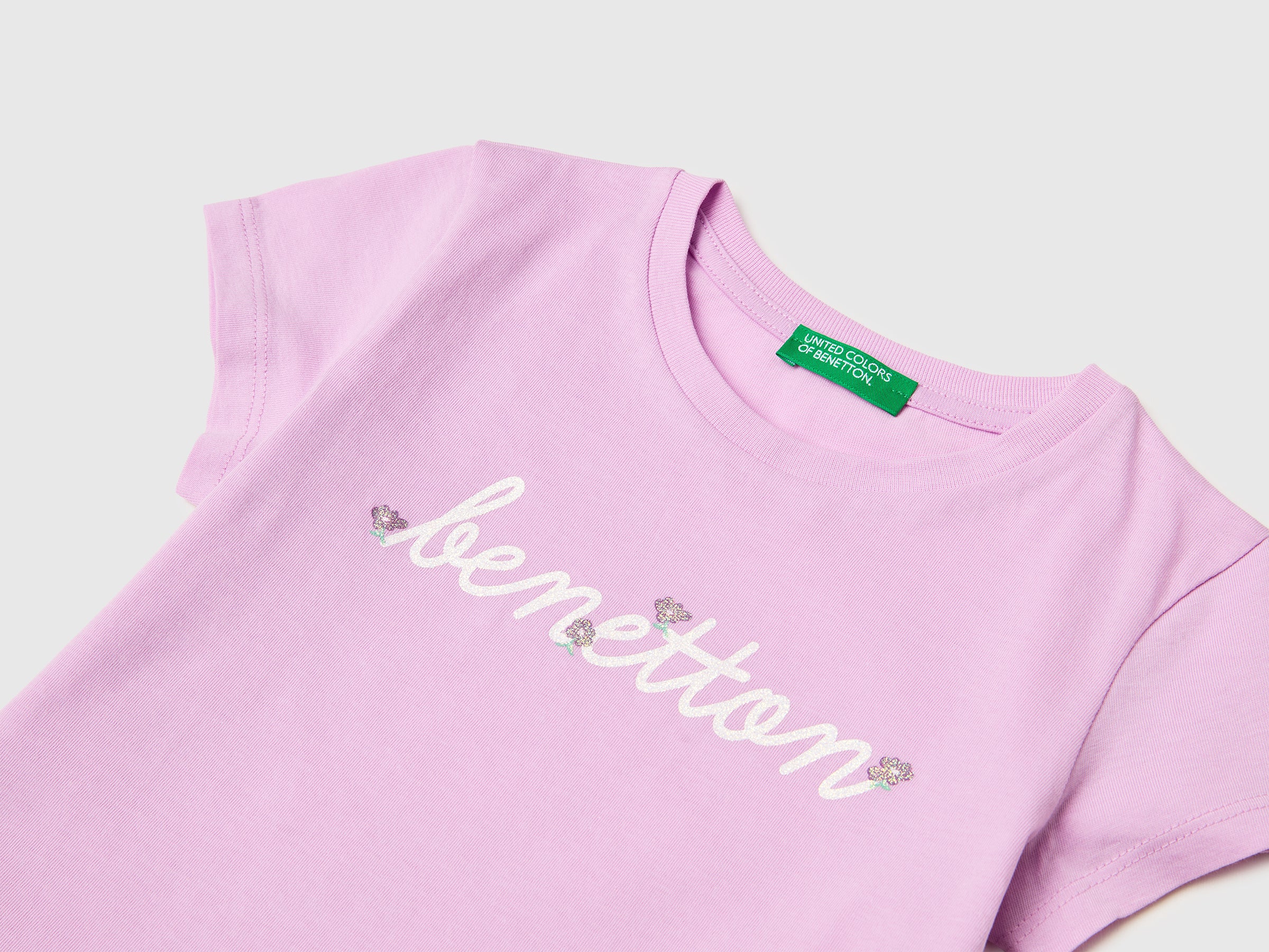 T-shirt with glitter print - ucb_image_DS1