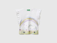 Cropped T-shirt with print and embroidery - ucb_image_FS