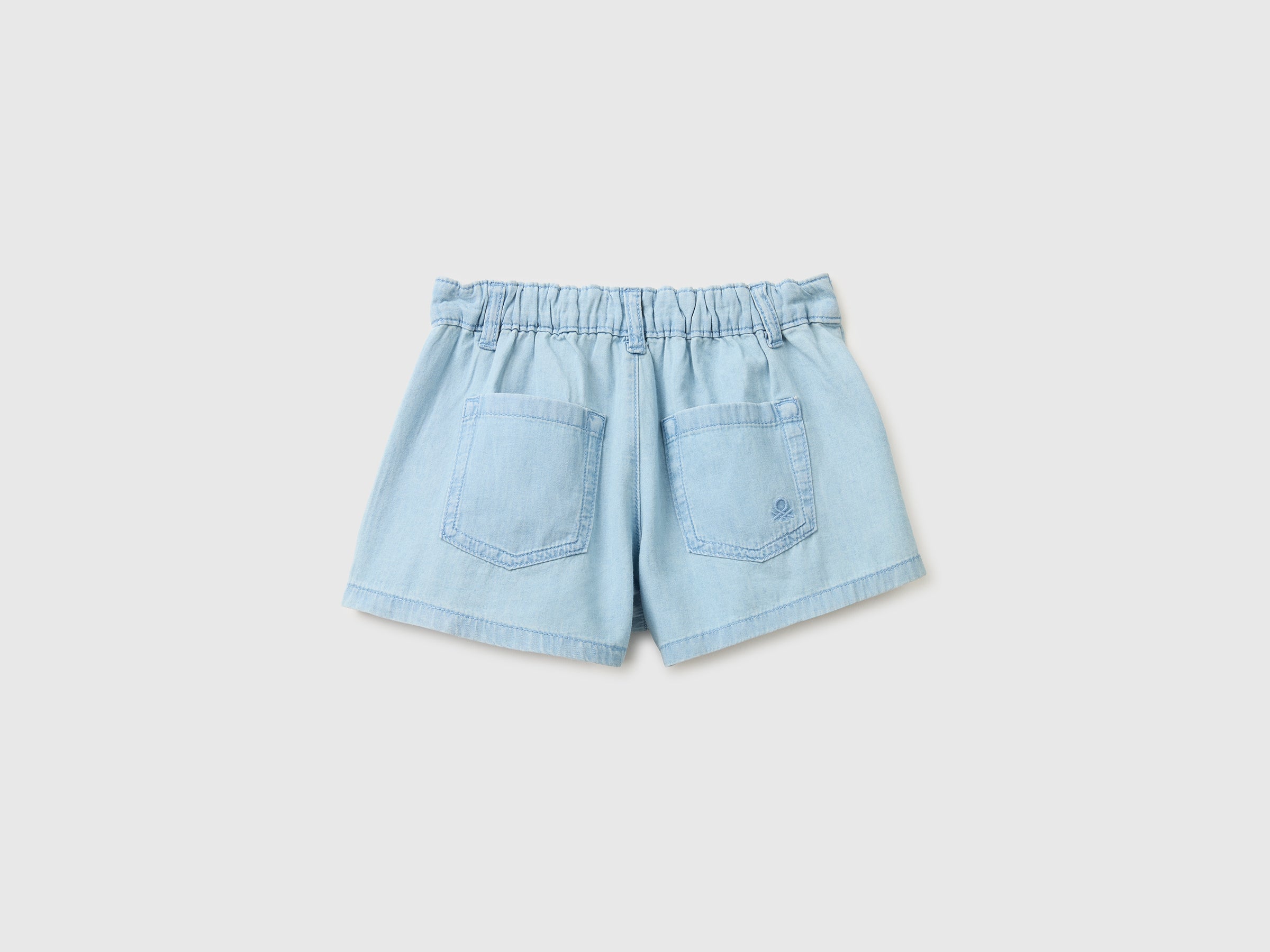 Chambray shorts with pleats - ucb_image_BS