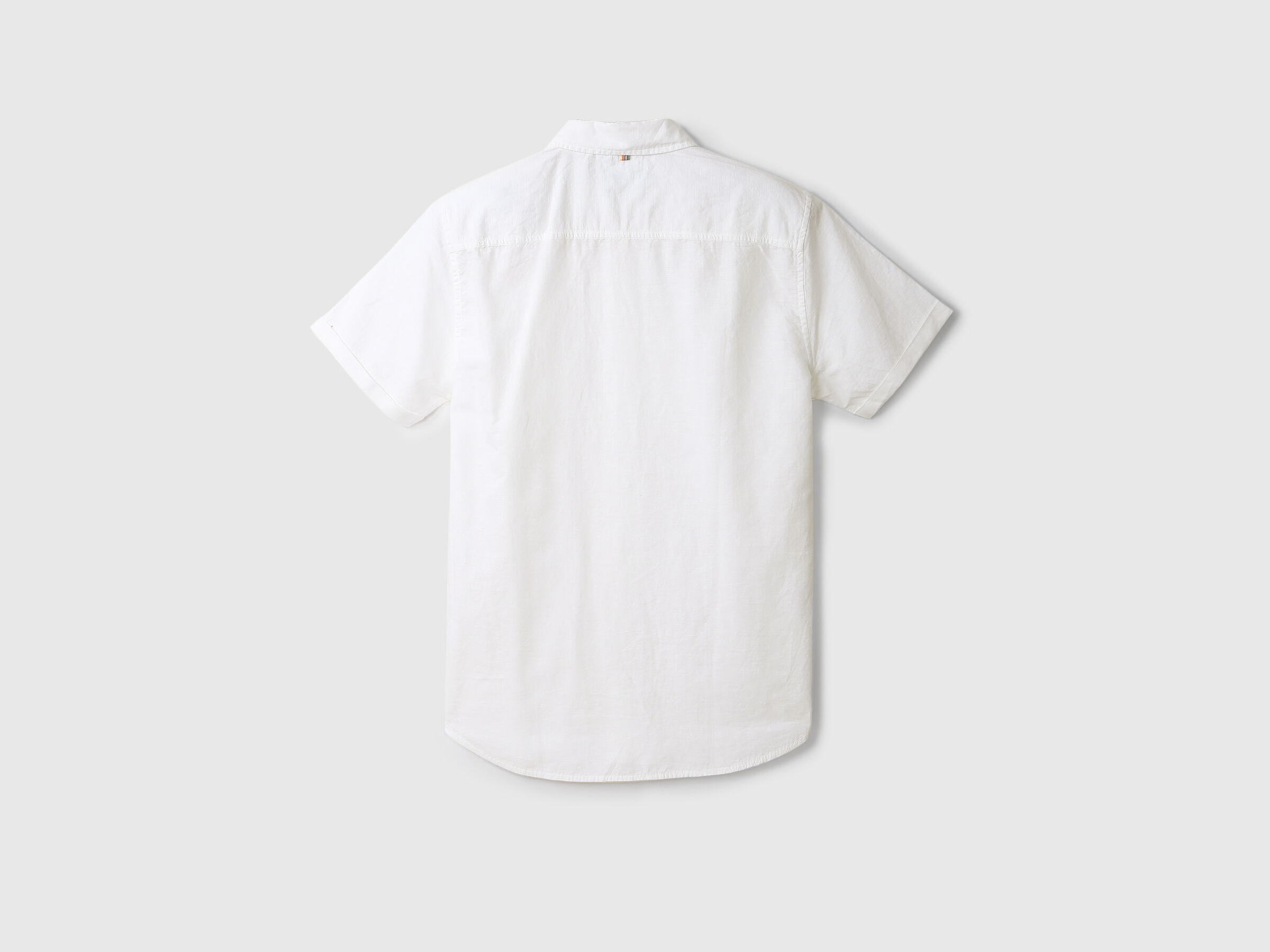 Half Sleeve Linen Regular Collar Shirt image number 7