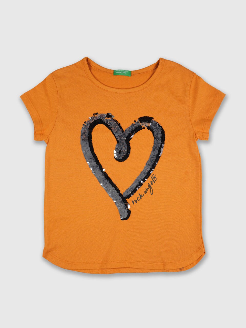 Heart/Rock Angel In Magic Sequin image number 1