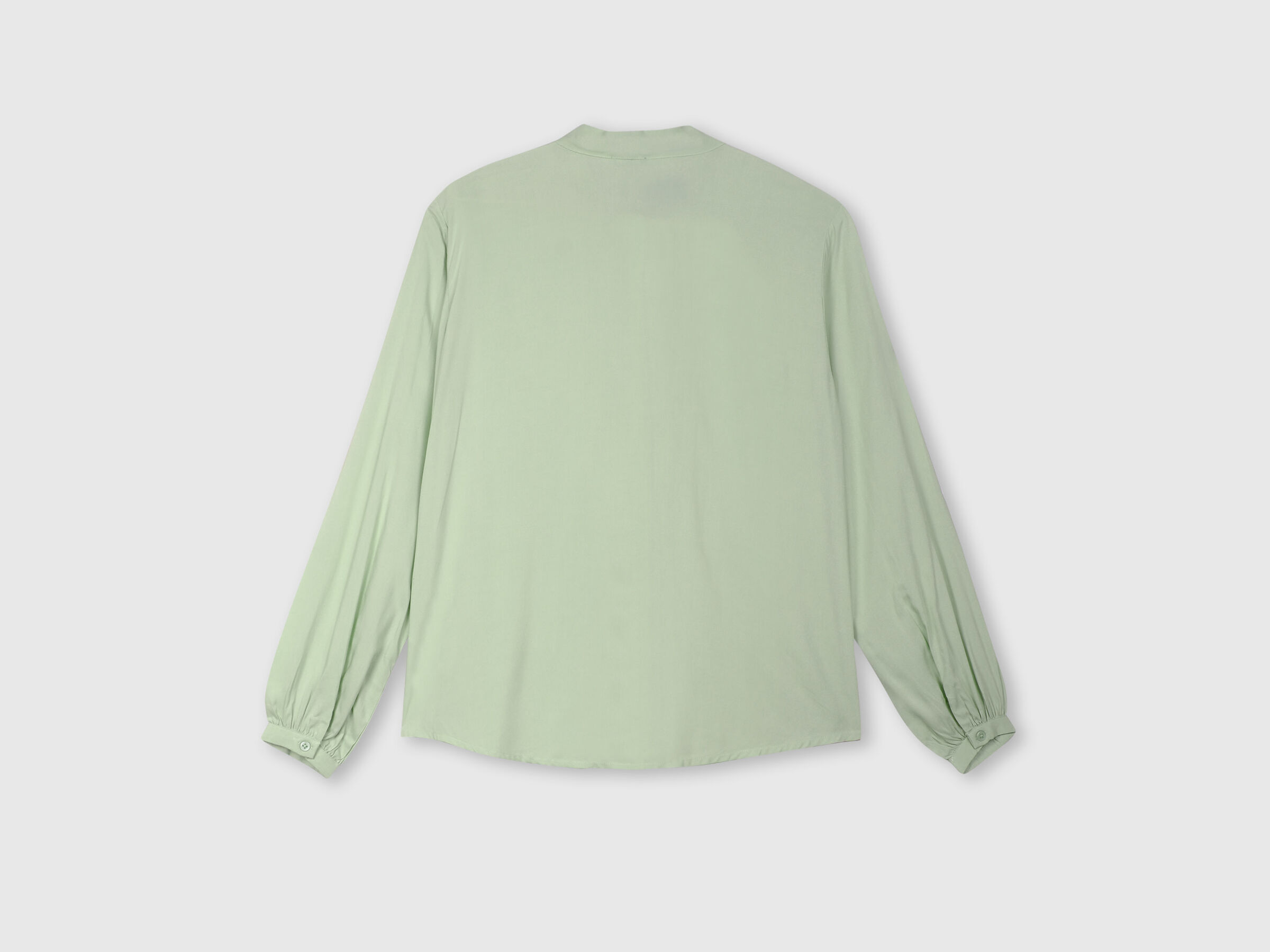 Full sleeved top with pussy bow image number 7
