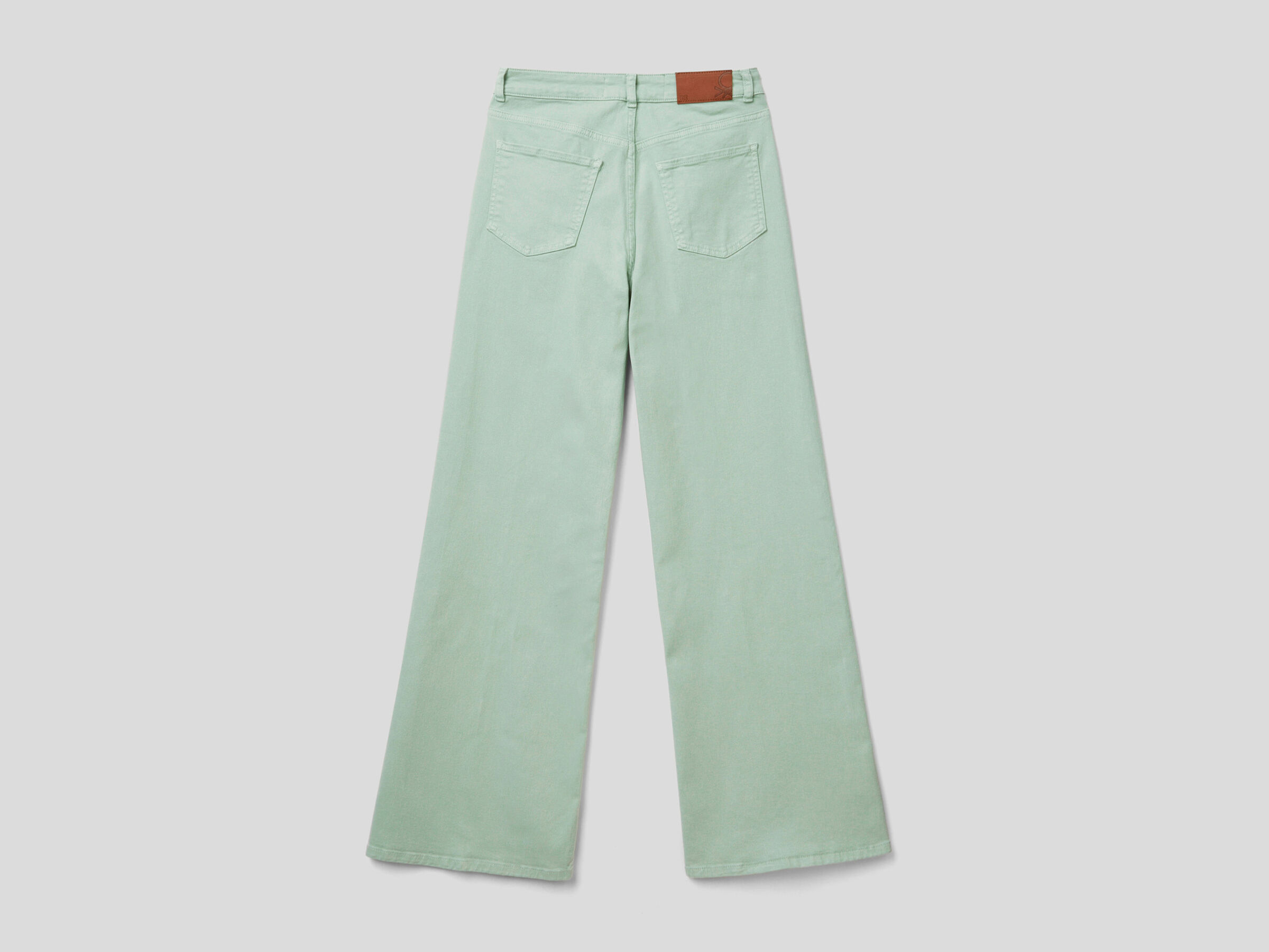 FLARED EASY DENIM WHITE image number 4