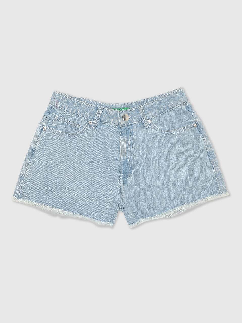 Flared Shorts - Lightwash image number null