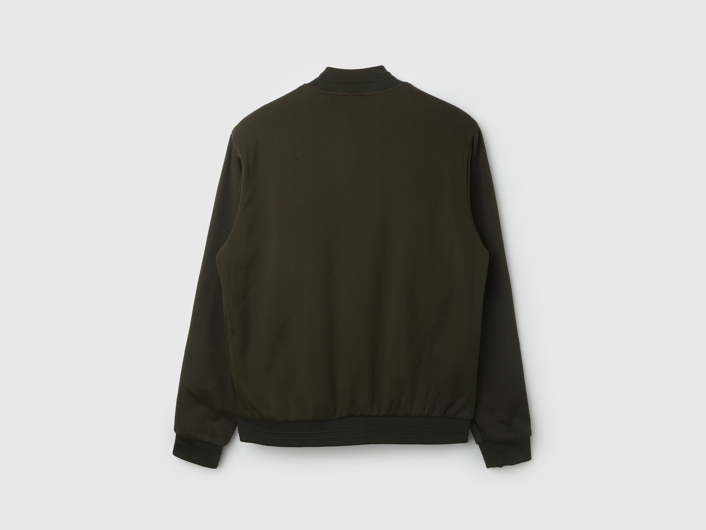 SLEEVE PRINT NEOPRENE KNIT JACKET image number 7