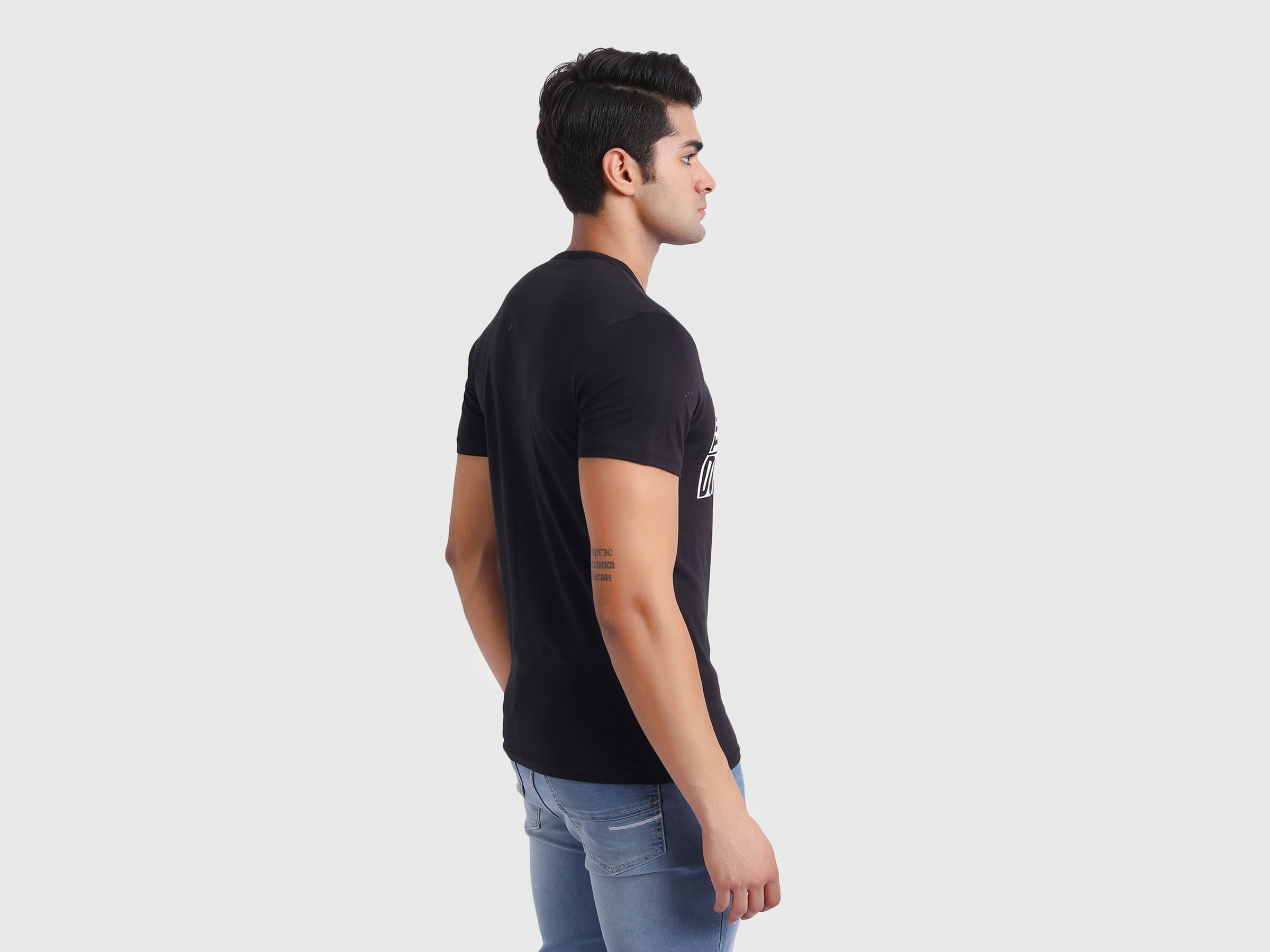 Black and White T-Shirt image number 1