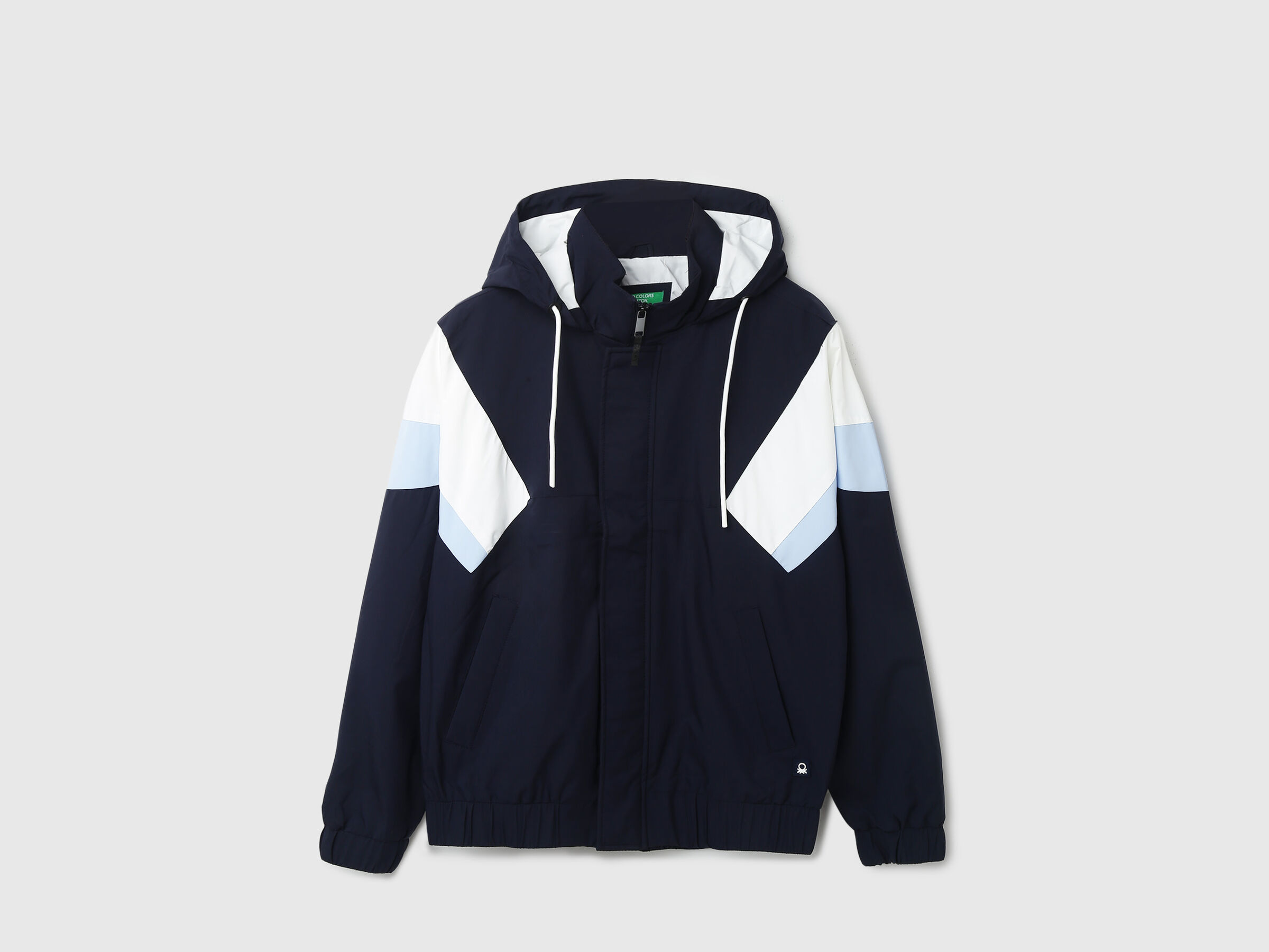 RAGLAN SLEEVE COLOR BLOCK JACKET image number 6