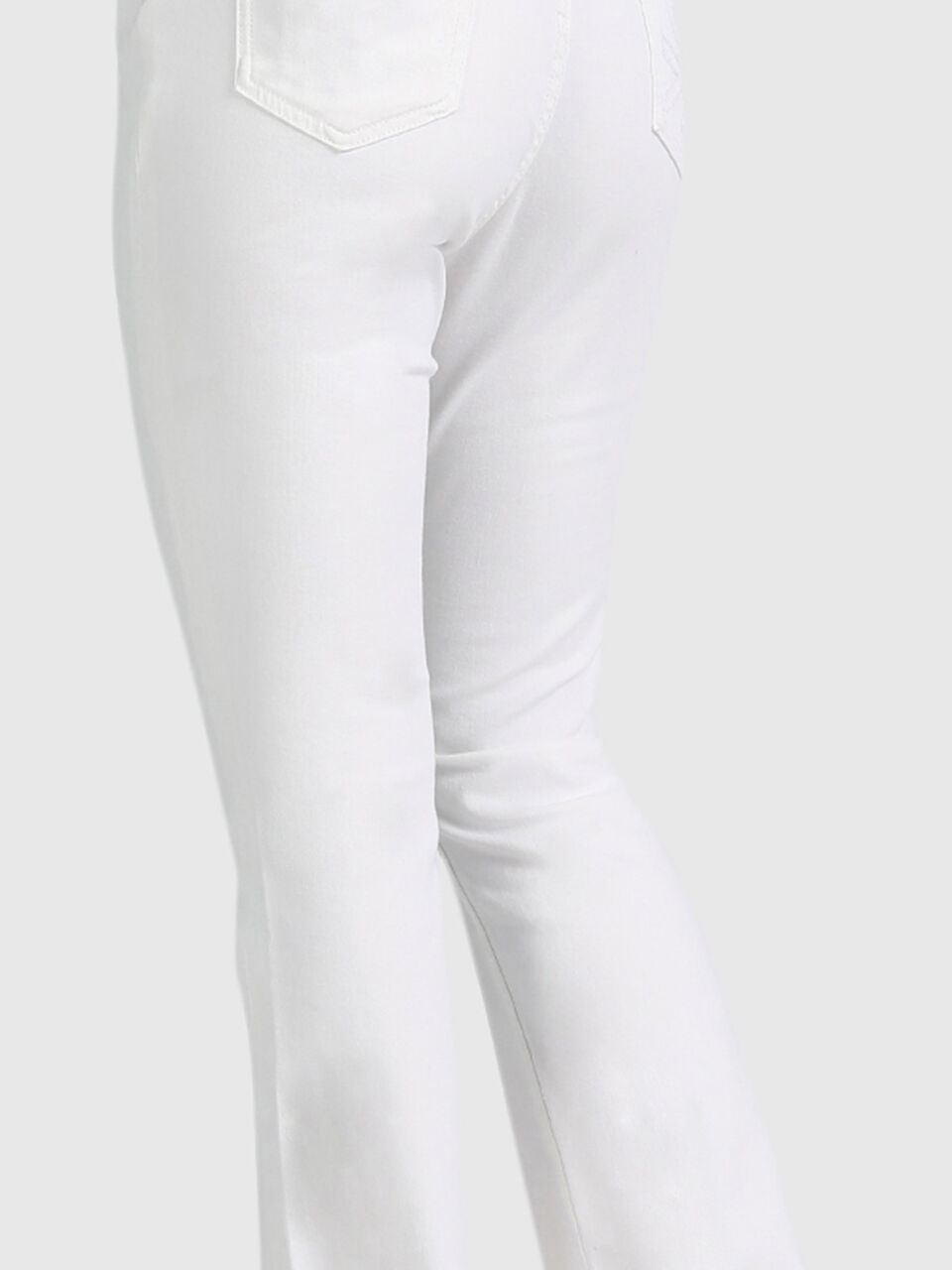 Cotton Bootleg Distress Pants image number null