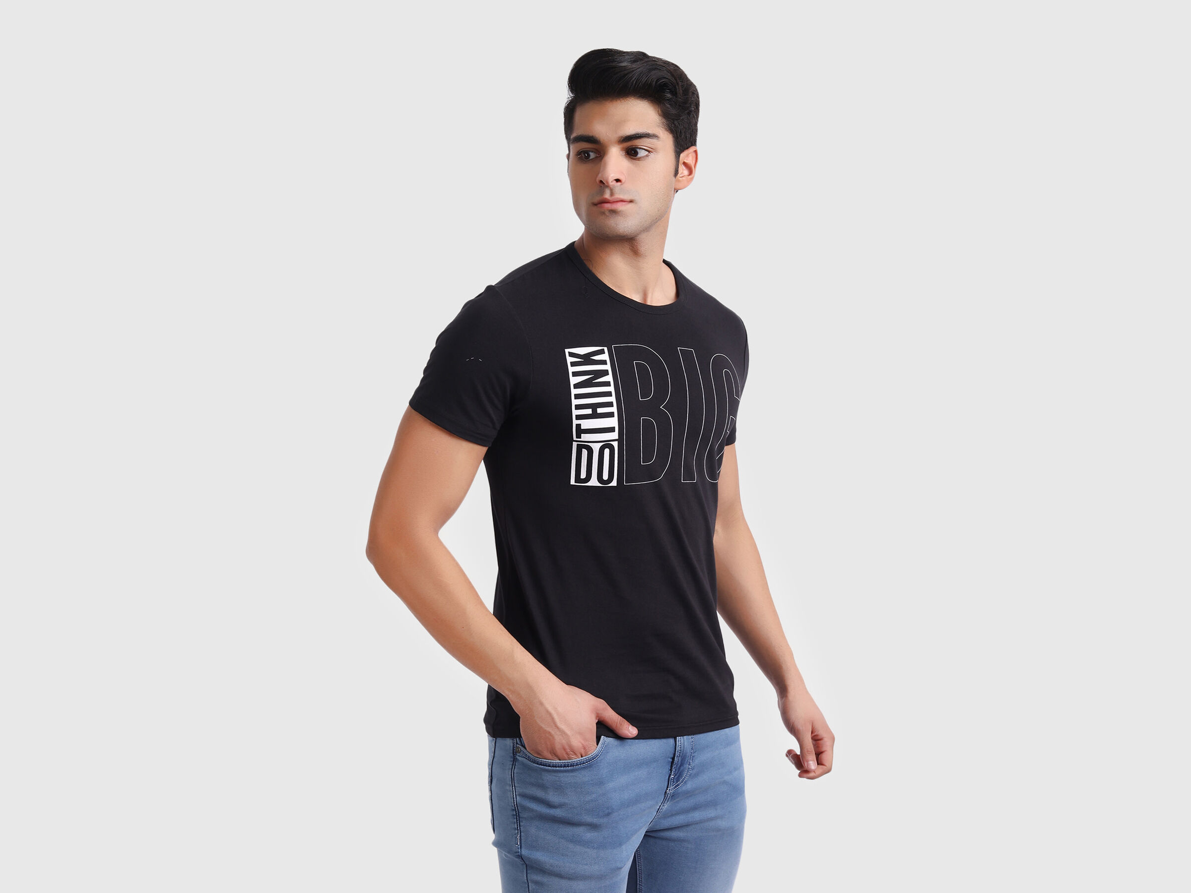 Black and White T-Shirt image number 2