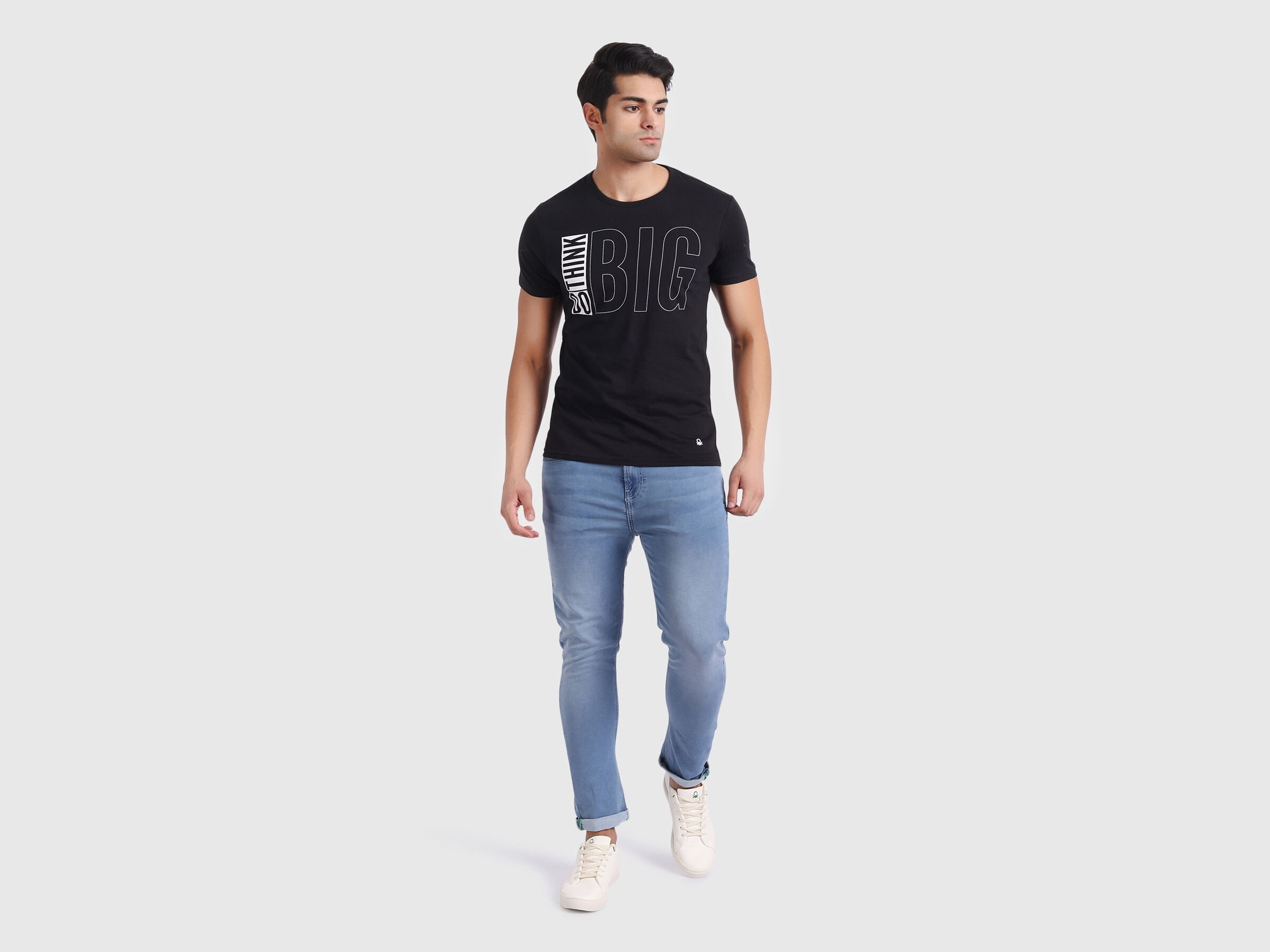 Black and White T-Shirt image number 4