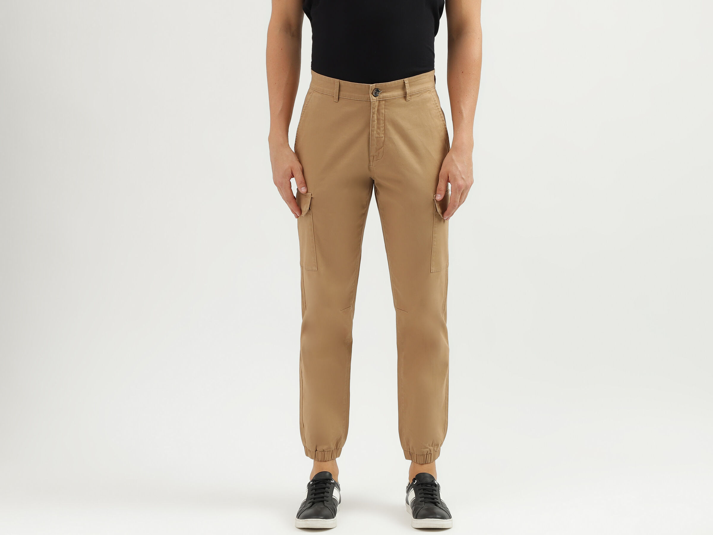 COTTON WASHED CARGO JOGGER image number 0