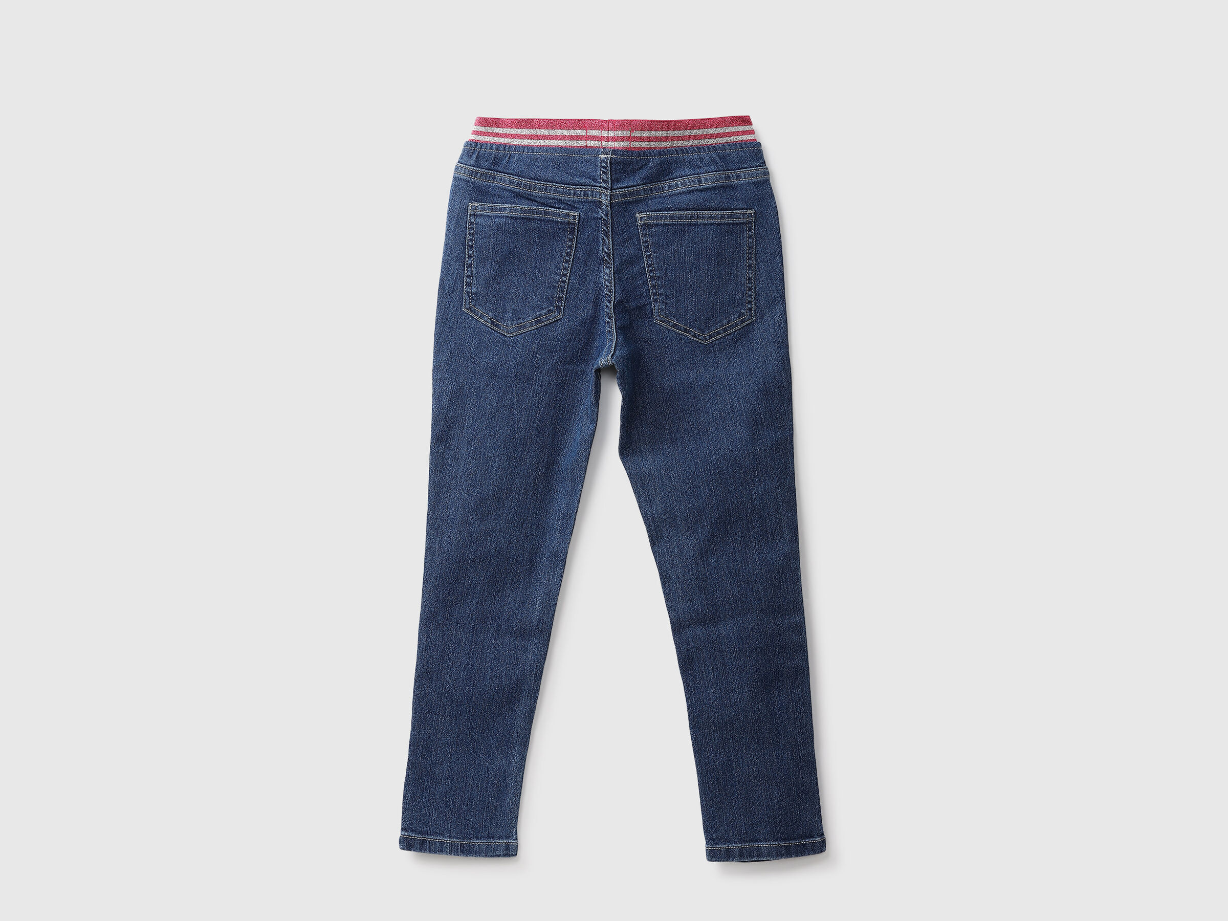 Lurex Elasticated Waistband Denim image number 1