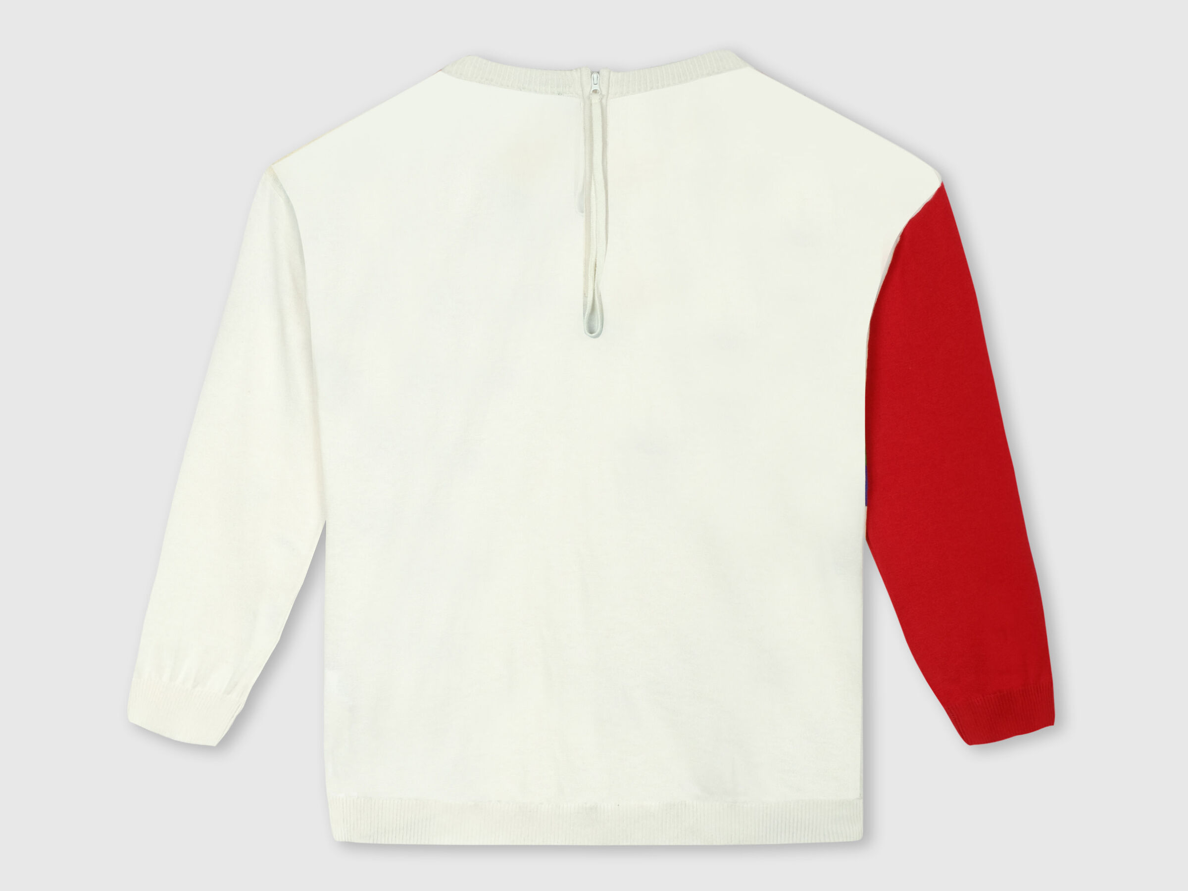 3/4th sleeved top with zipper at back image number 7