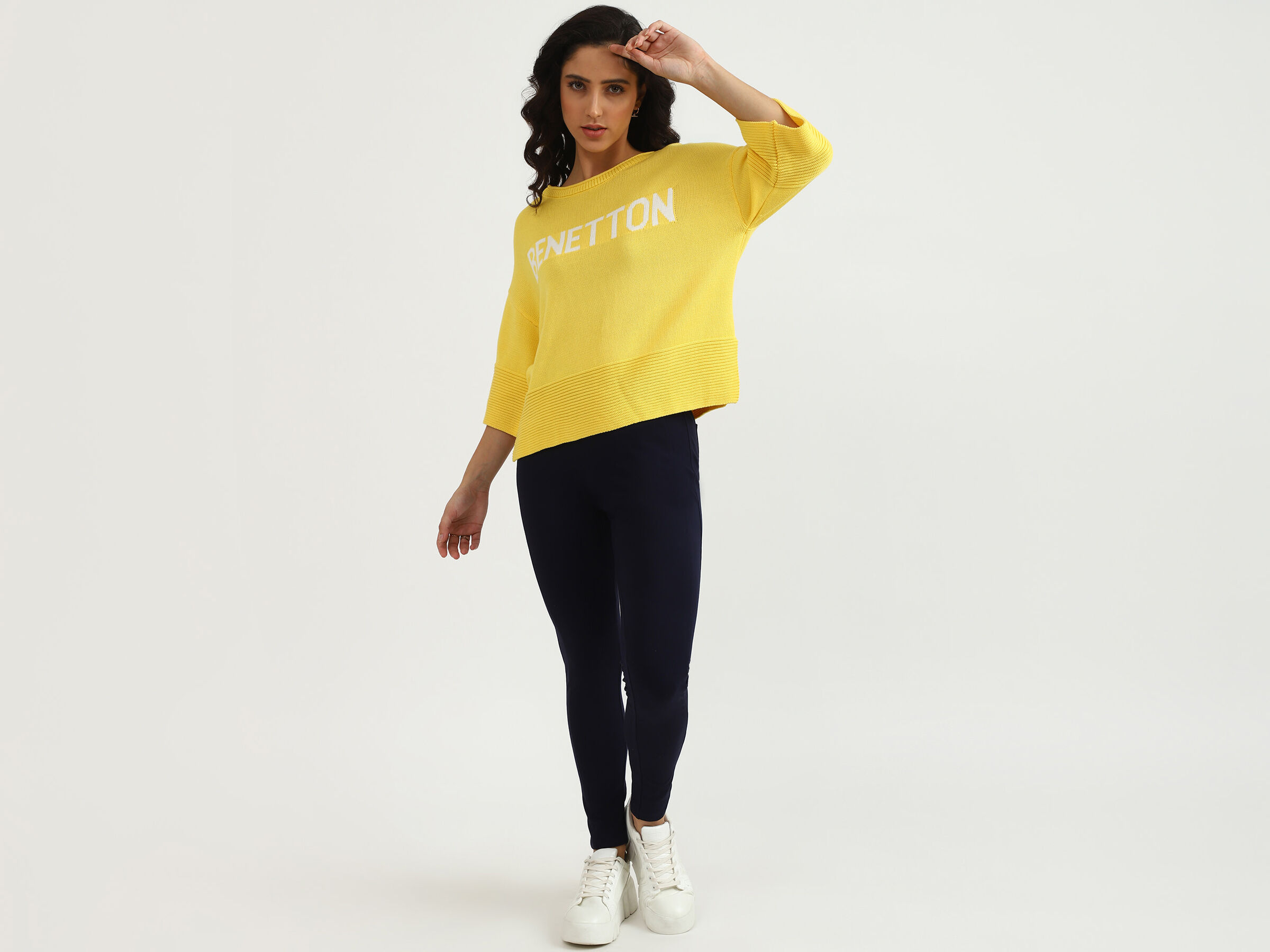 3/4Th Sleeve Oversized Branding Tricot image number 3