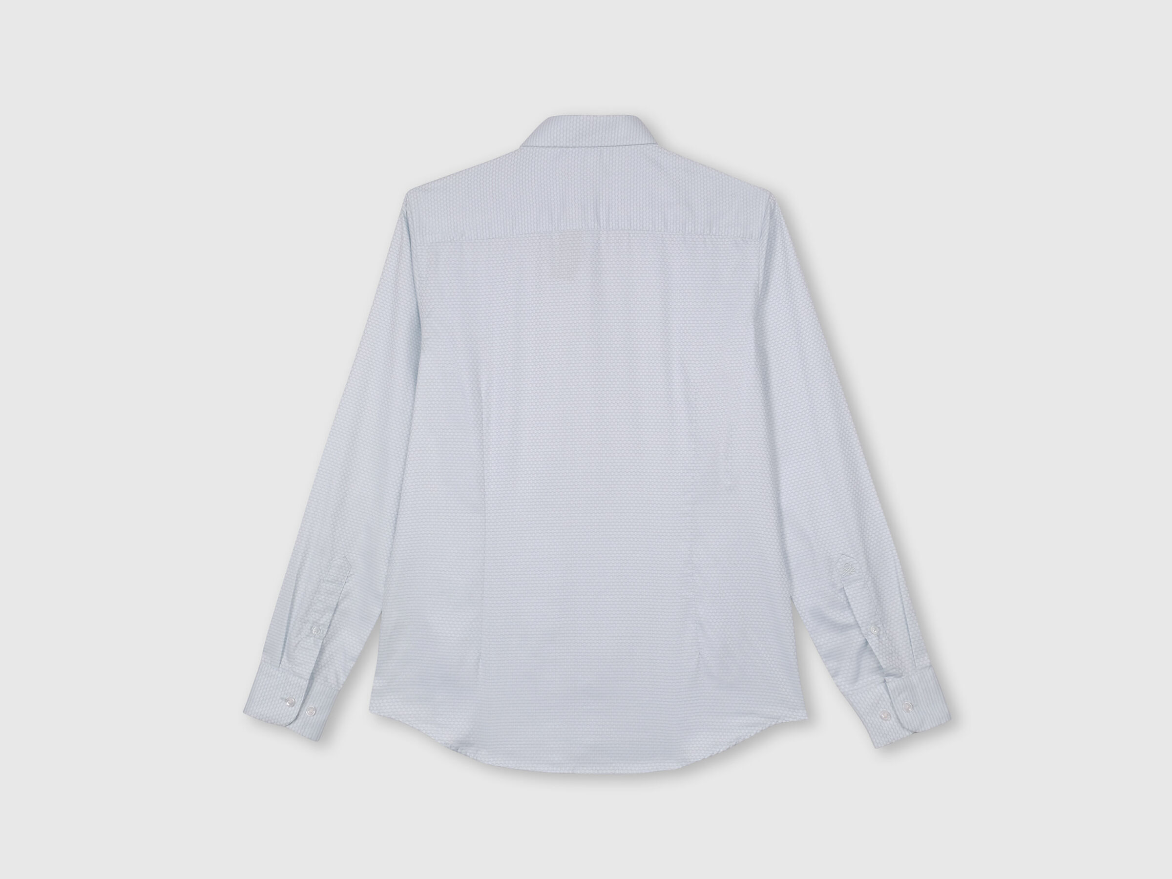 Full sleeve dobby pattern dress shirt image number 7