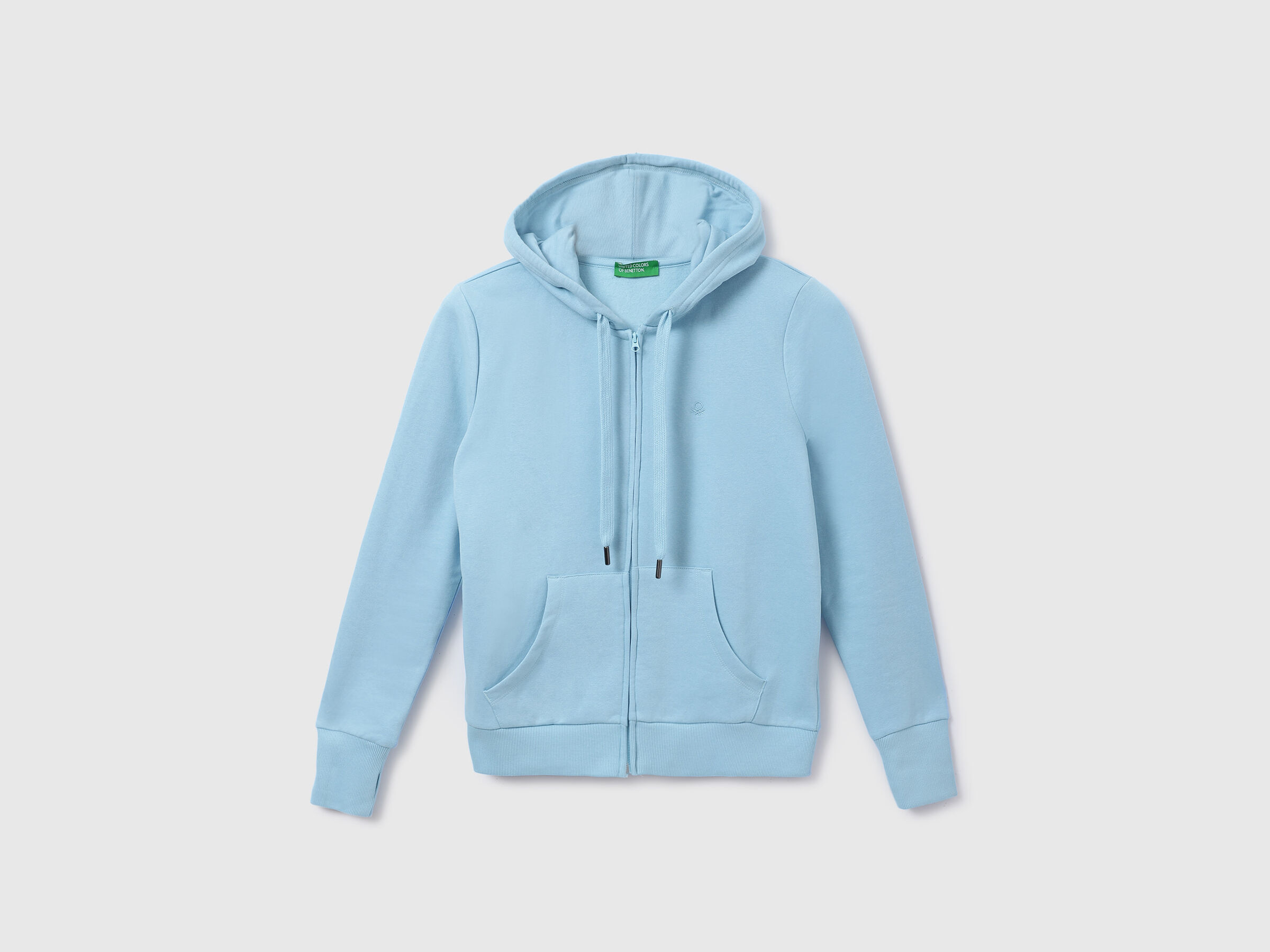 F/SLV FRONT OPEN SOLID SWEATSHIRT image number 6