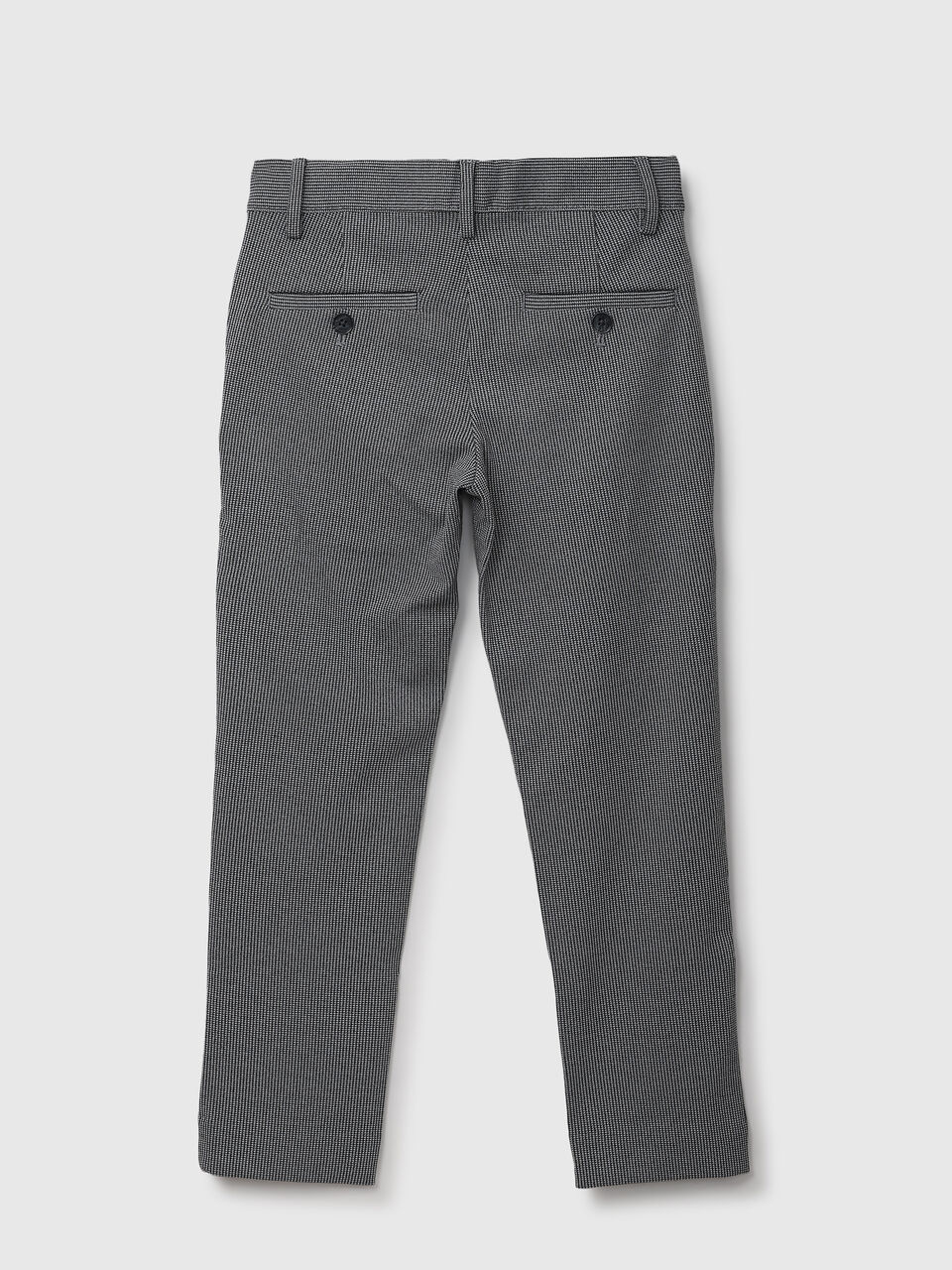 Knit Houndstood Pattern Trouser image number null