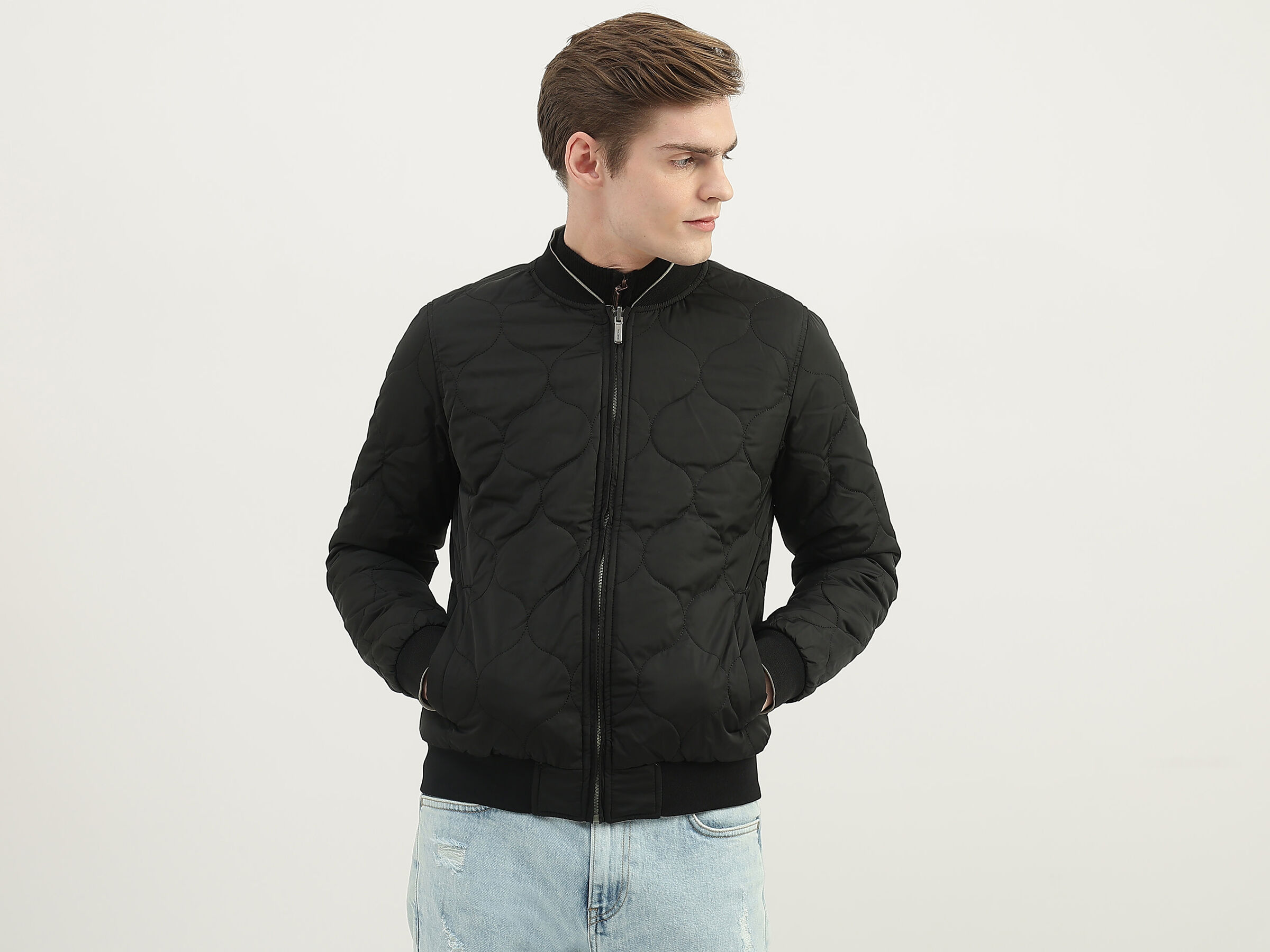 REVERSIBLE HONEYCOMB QUILT JACKET image number 0