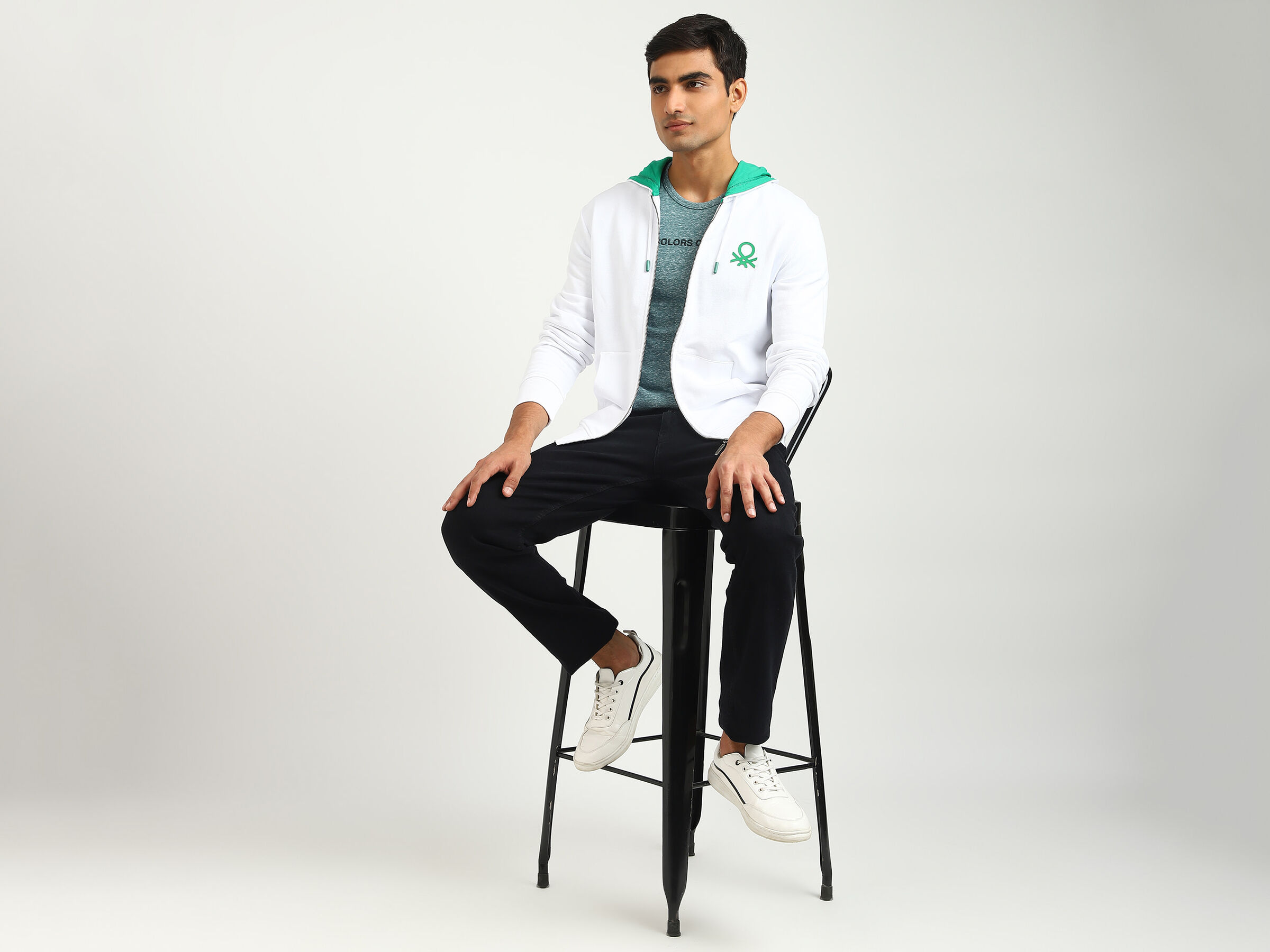 Basic Front Open Hoodie image number 4