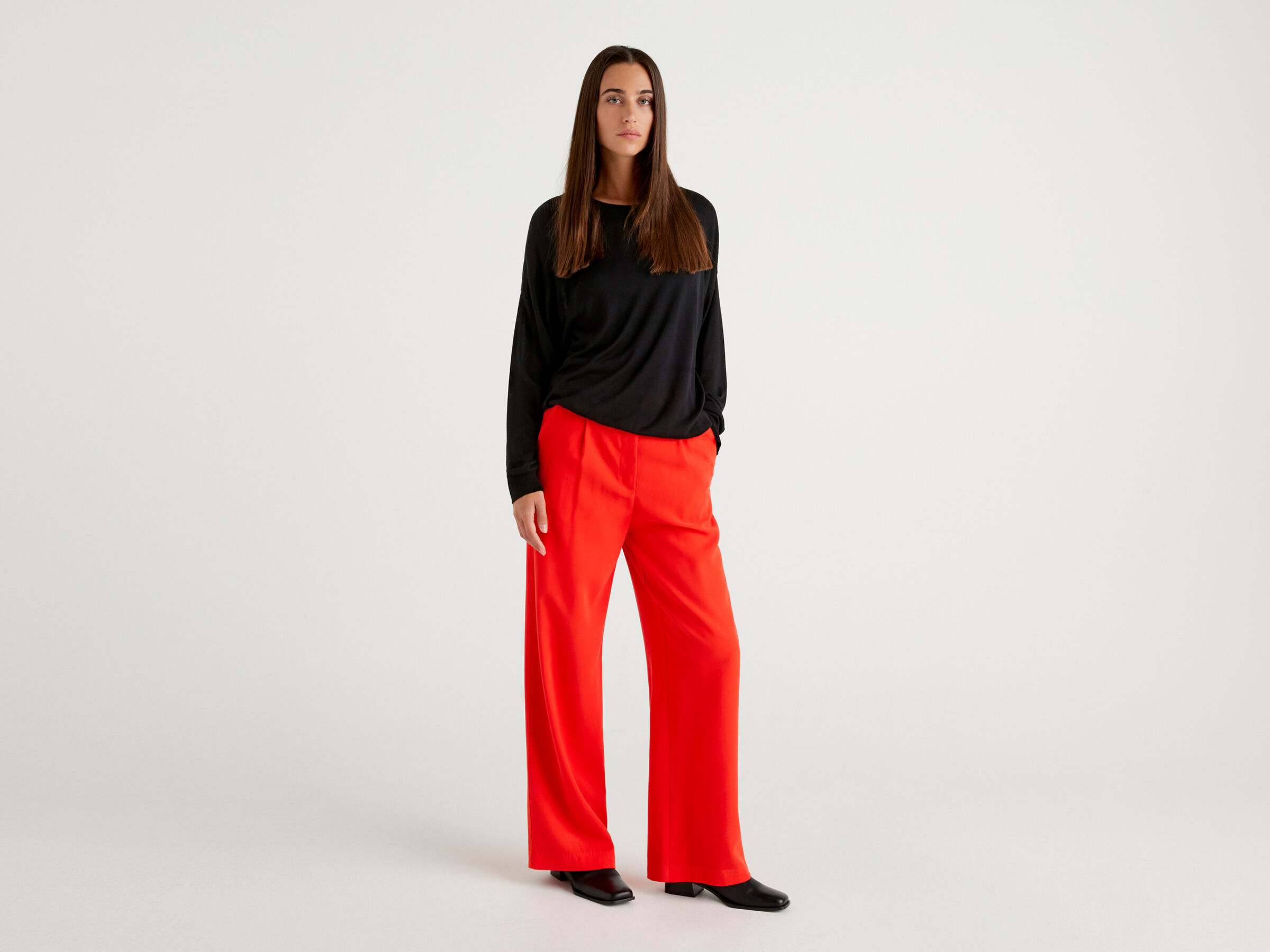 FULL LENGTH SOLID TROUSERS image number 2