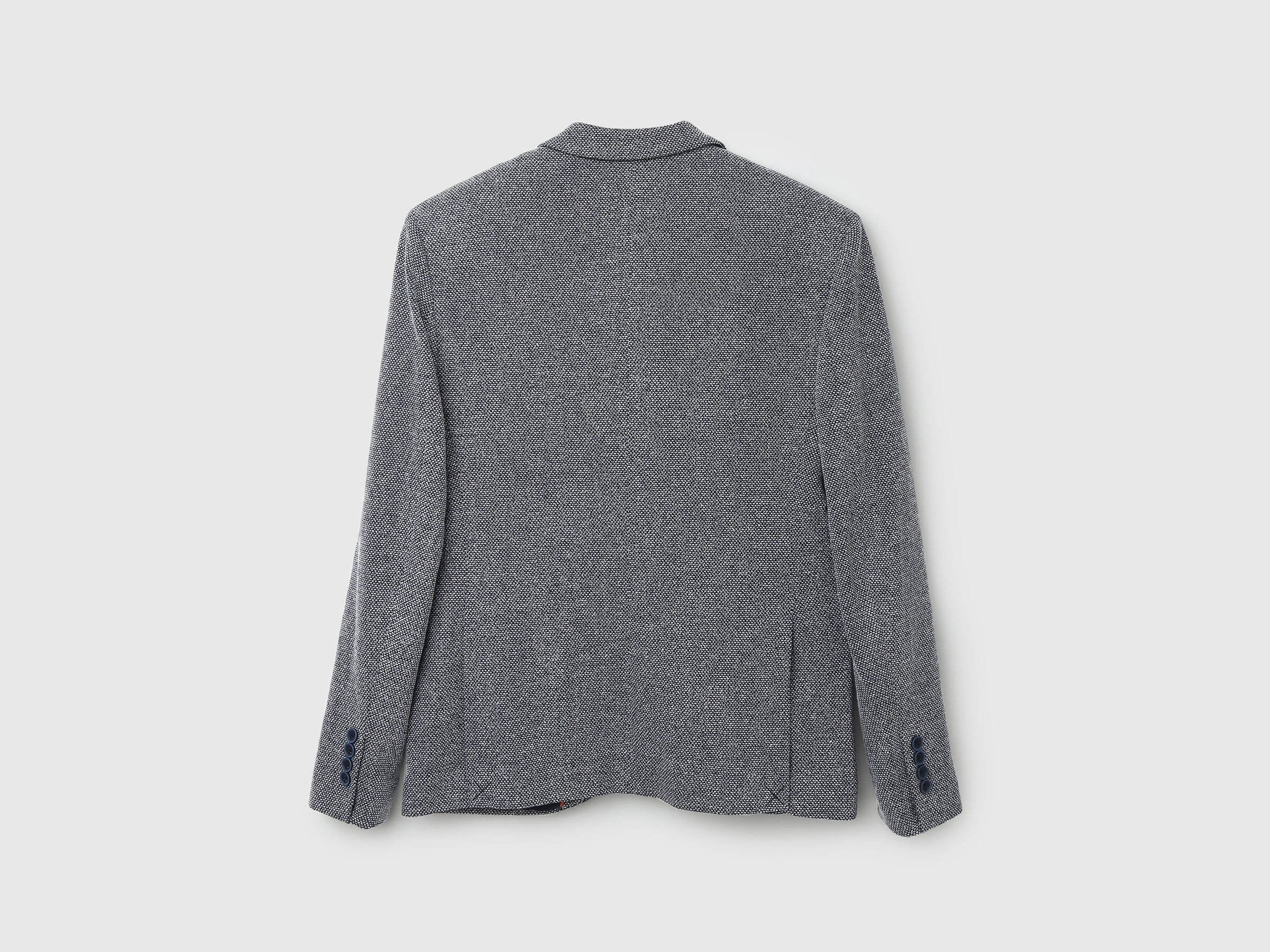 GRAIN TEXTURE KNIT BLAZER image number 7