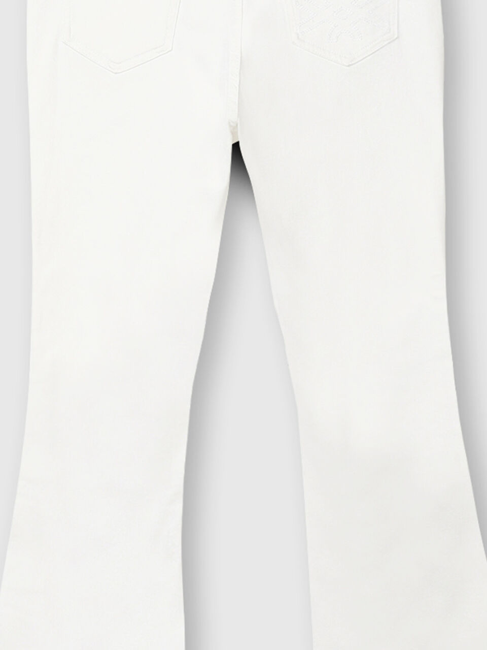 Cotton Bootleg Distress Pants image number null