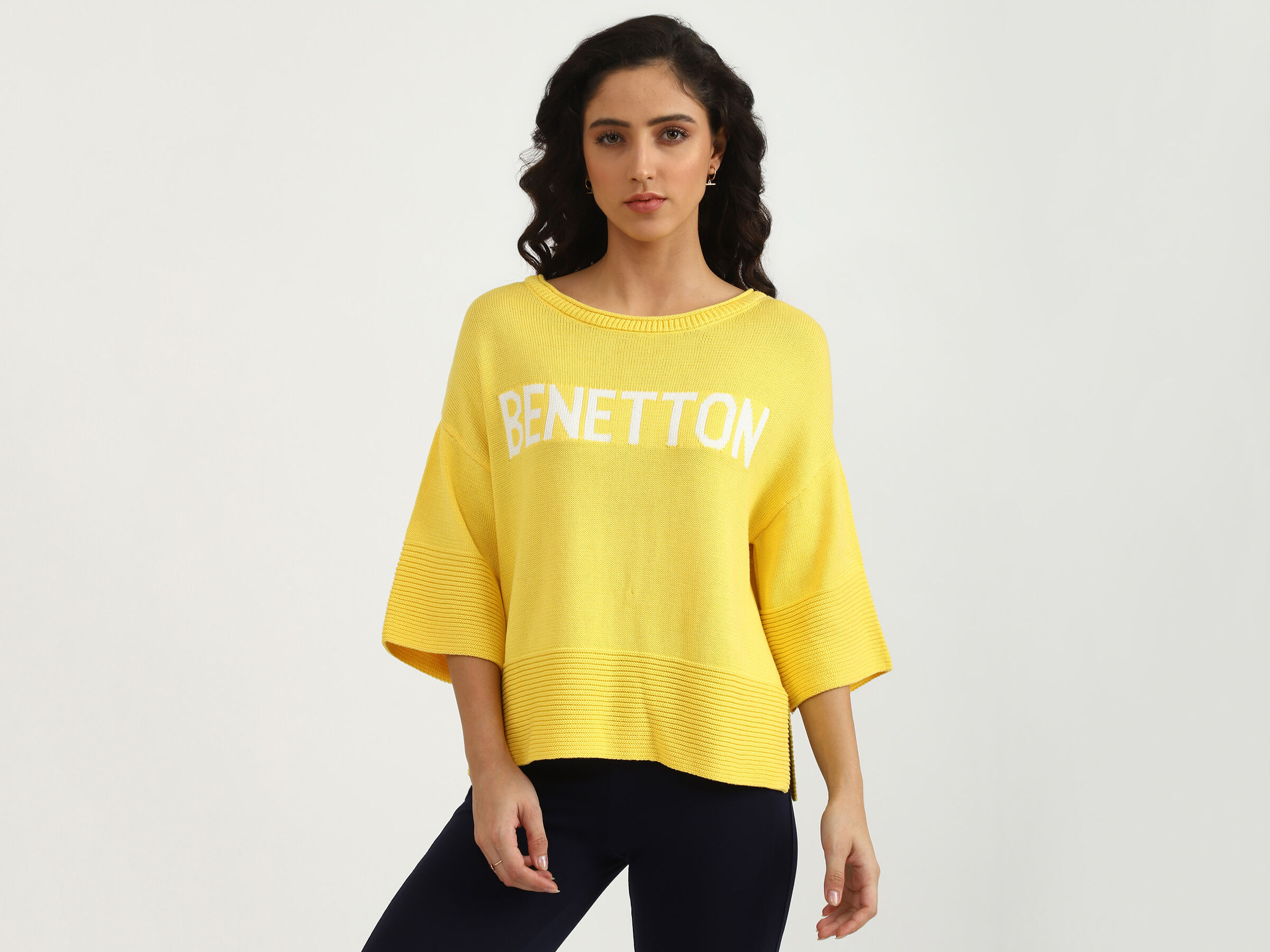 3/4Th Sleeve Oversized Branding Tricot image number 0