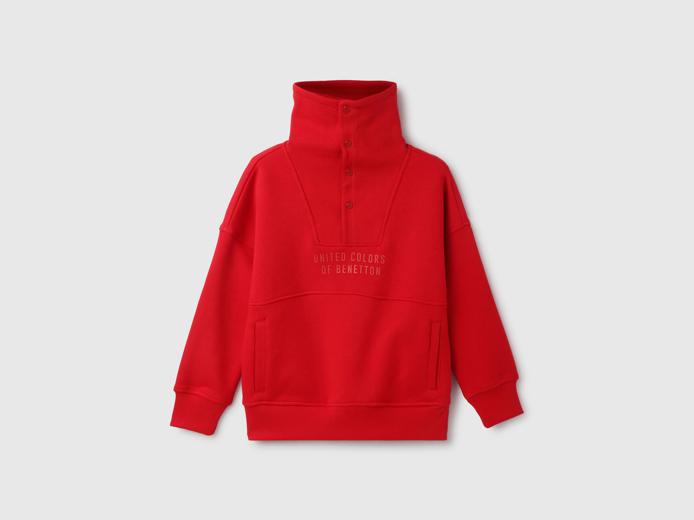 BOYS MOCK COLLAR SWEAT WITH HD BRANDING image number 0